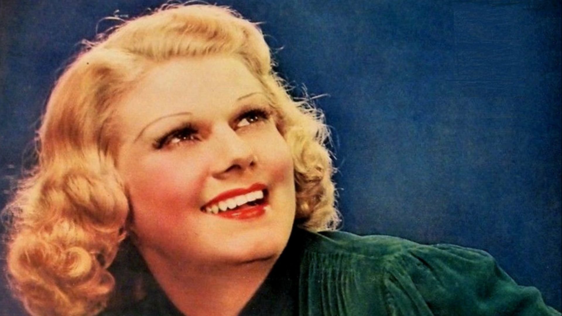 Photo of Jean Harlow from the front cover of the New York Sunday News magazine.