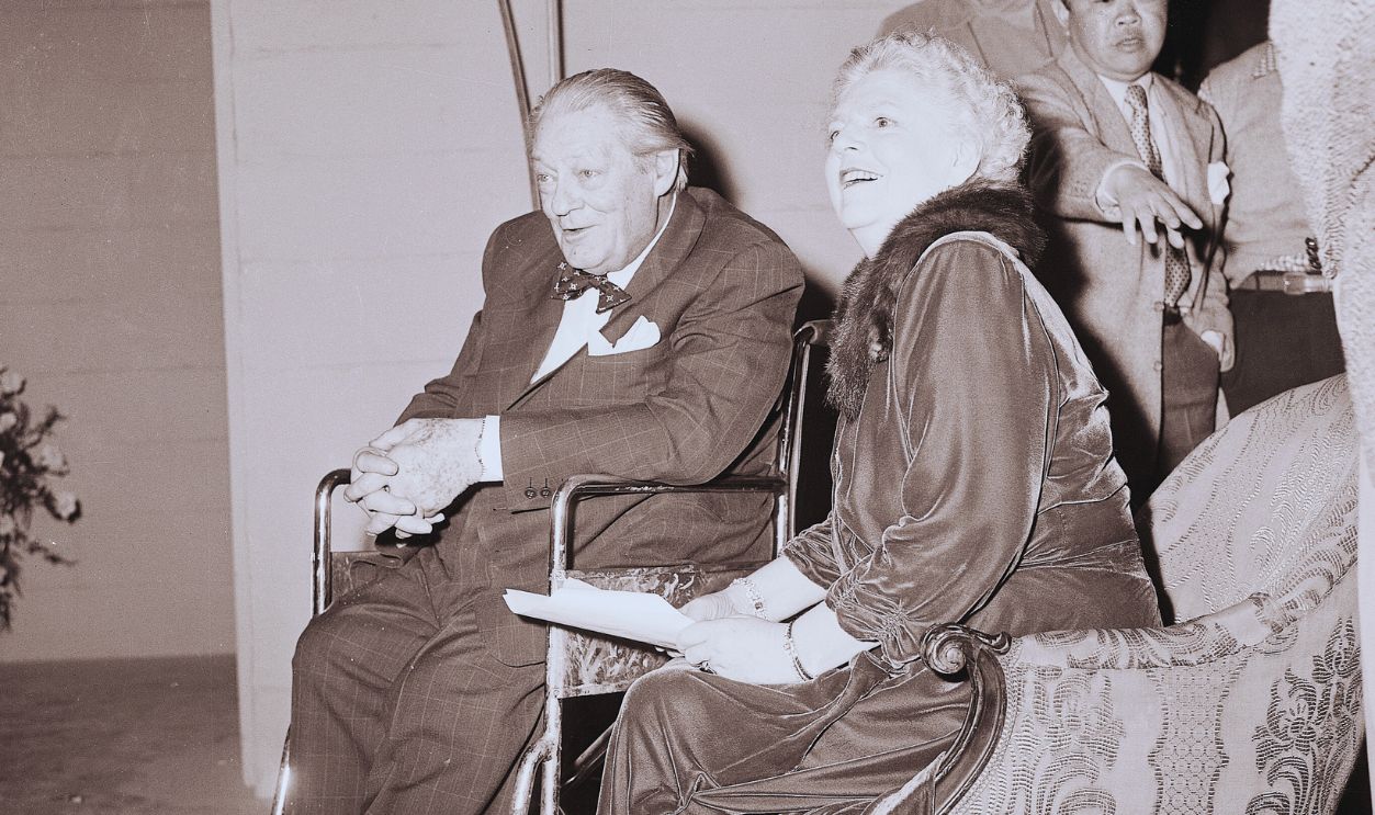 Gettyimages - 515412024, Elderly Ethel and Lionel Barrymore (Original Caption) 2/22/1953-Hollywood, CA-: Ethel and Lionel Barrymore are reunited for the first time in 21 years, in the motion picture