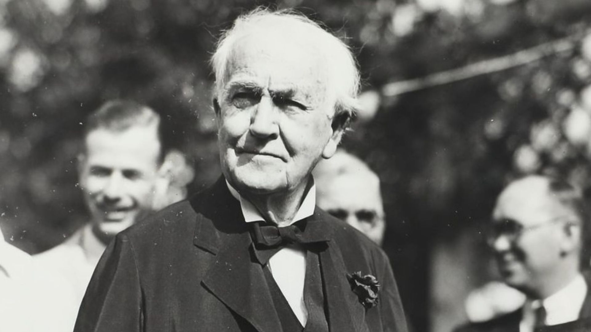 Thomas Edison at his 83rd birthday celebration in 1930.