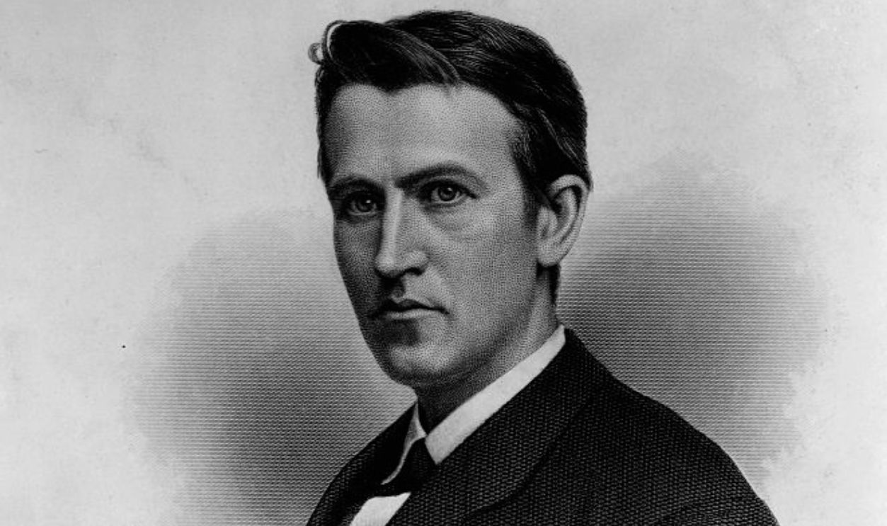 Portrait of Thomas A. Edison as a Young Man