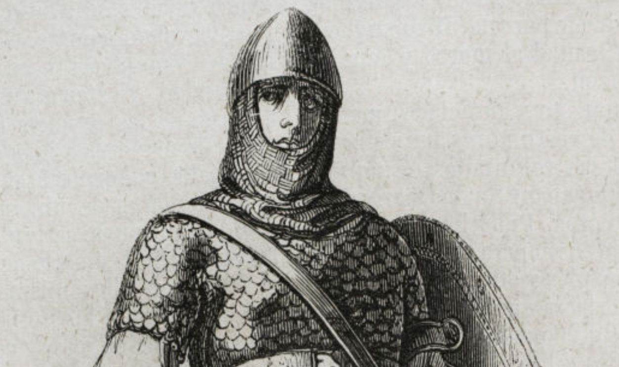 Rodrigo Diaz de Vivar, known as El Cid Campeador (c. 1043-1099). Castilian nobleman, knighted by the Infante Sancho. He took part in the battles of Llantada and Golpejera against Alfonso VI, and in the Siege of Zamora. Engraving by Capuz. Historia General de Espana by Father Mariana. Madrid, 1852.
