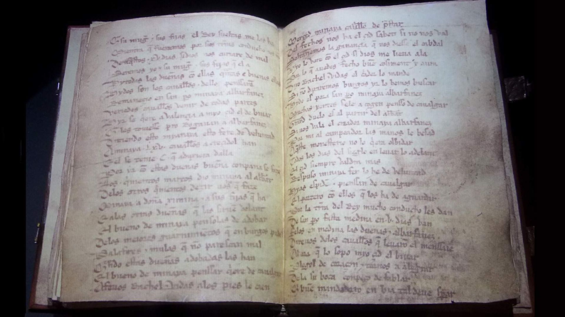 Vivar del Cid (Burgos) - Convento de Nuestra Señora del Espino, Reproducción del Cantar del Mío Cid