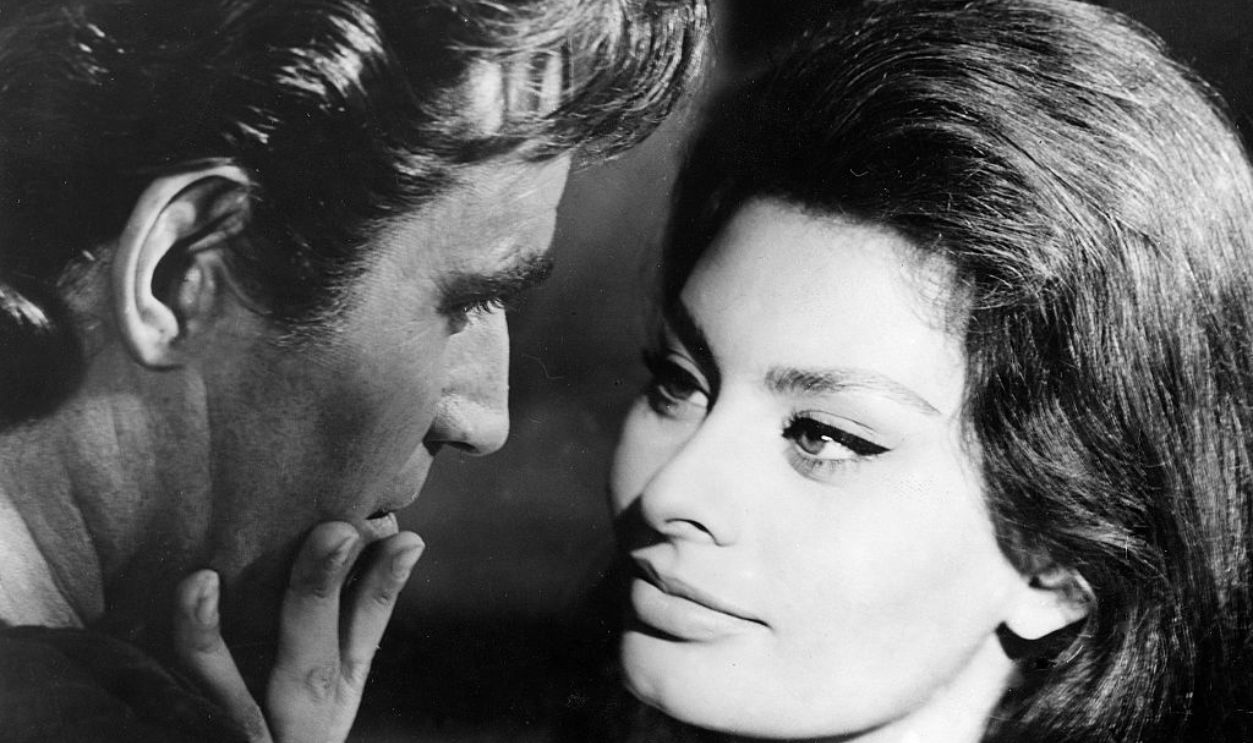 (Eingeschränkte Rechte für bestimmte redaktionelle Kunden in Deutschland. Limited rights for specific editorial clients in Germany.) Loren, Sophia *20.09.1934- Schauspielerin, Italien(eigentl. Sofia Scicolone)- in der Rolle der 'Jimena' neben Charlton Heston als 'El Cid' in dem Film 'El Cid', Regie: Anthony Mann, USA- 1961