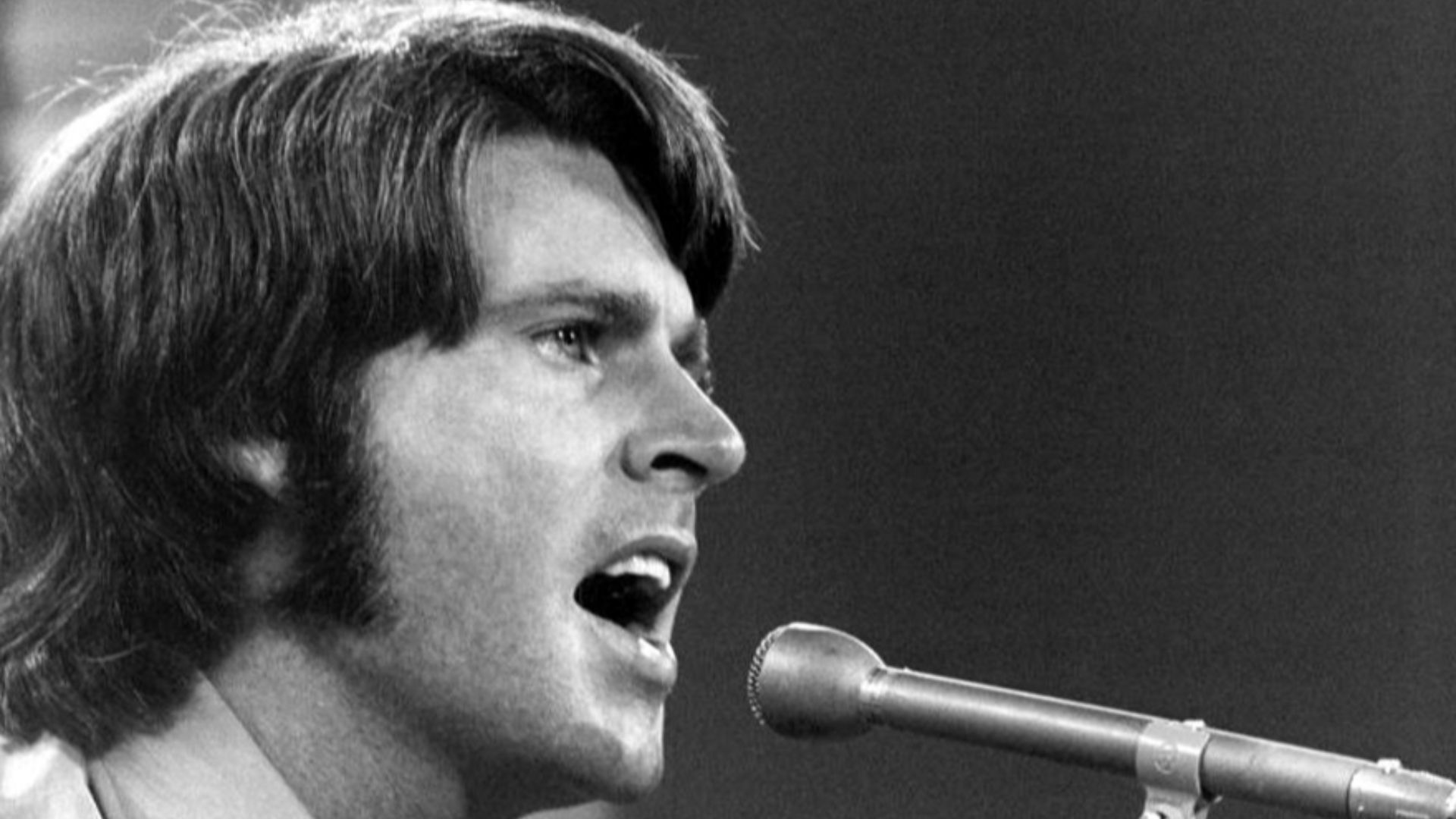 Photo of Rick Nelson performing on the television program The Jim Nabors Show.