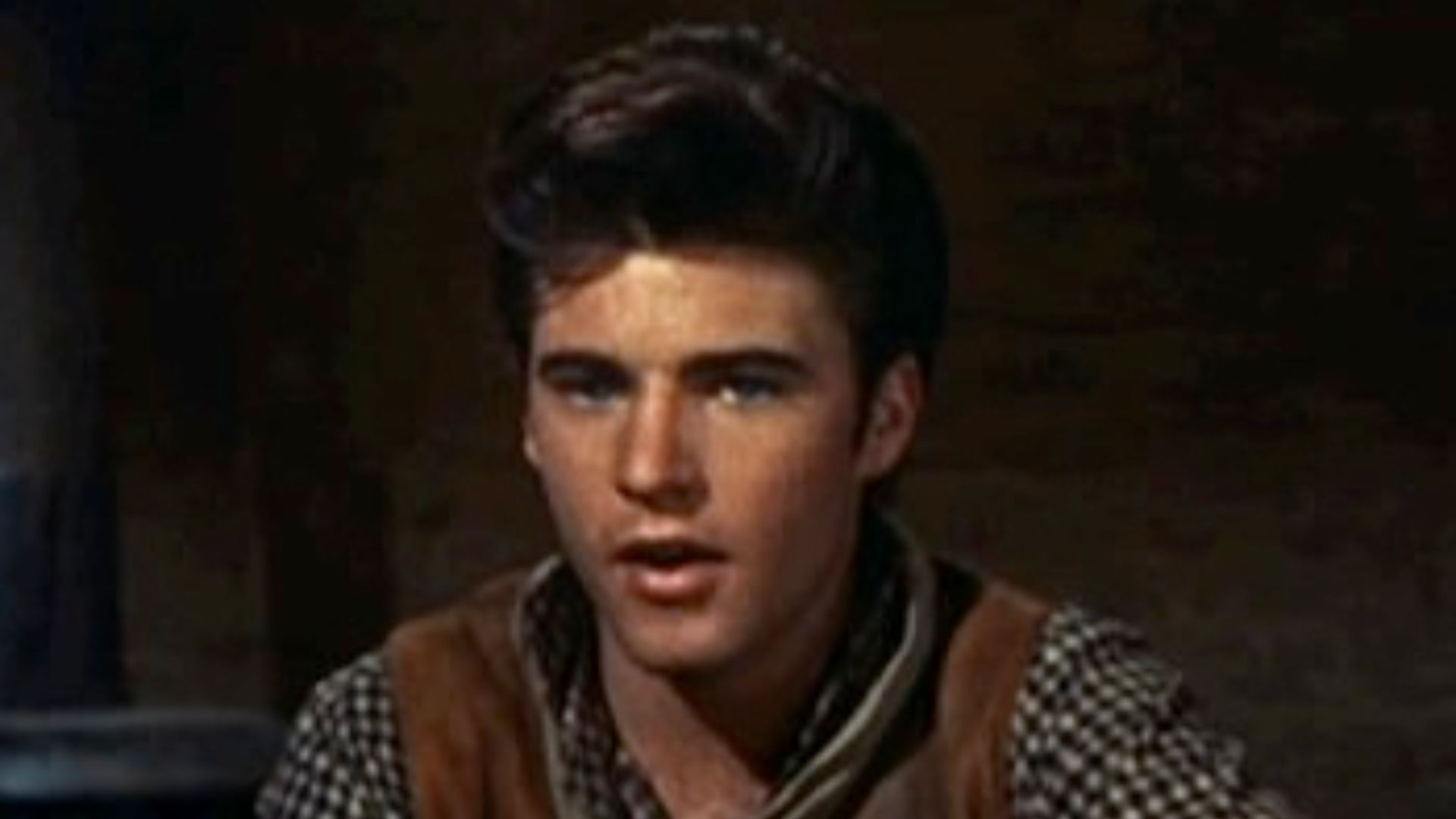 Cropped screenshot of Ricky Nelson from the trailer for the film Rio Bravo