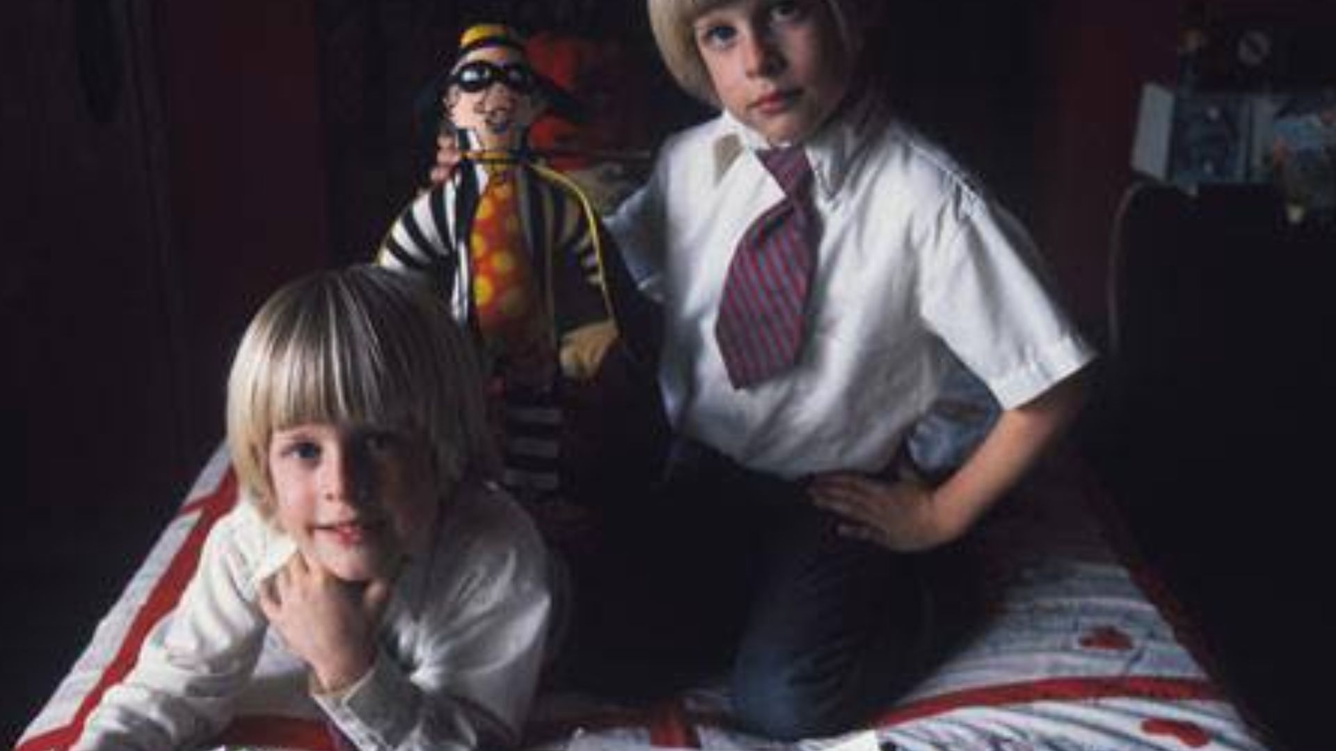 Very young Matthew and Gunnar Nelson