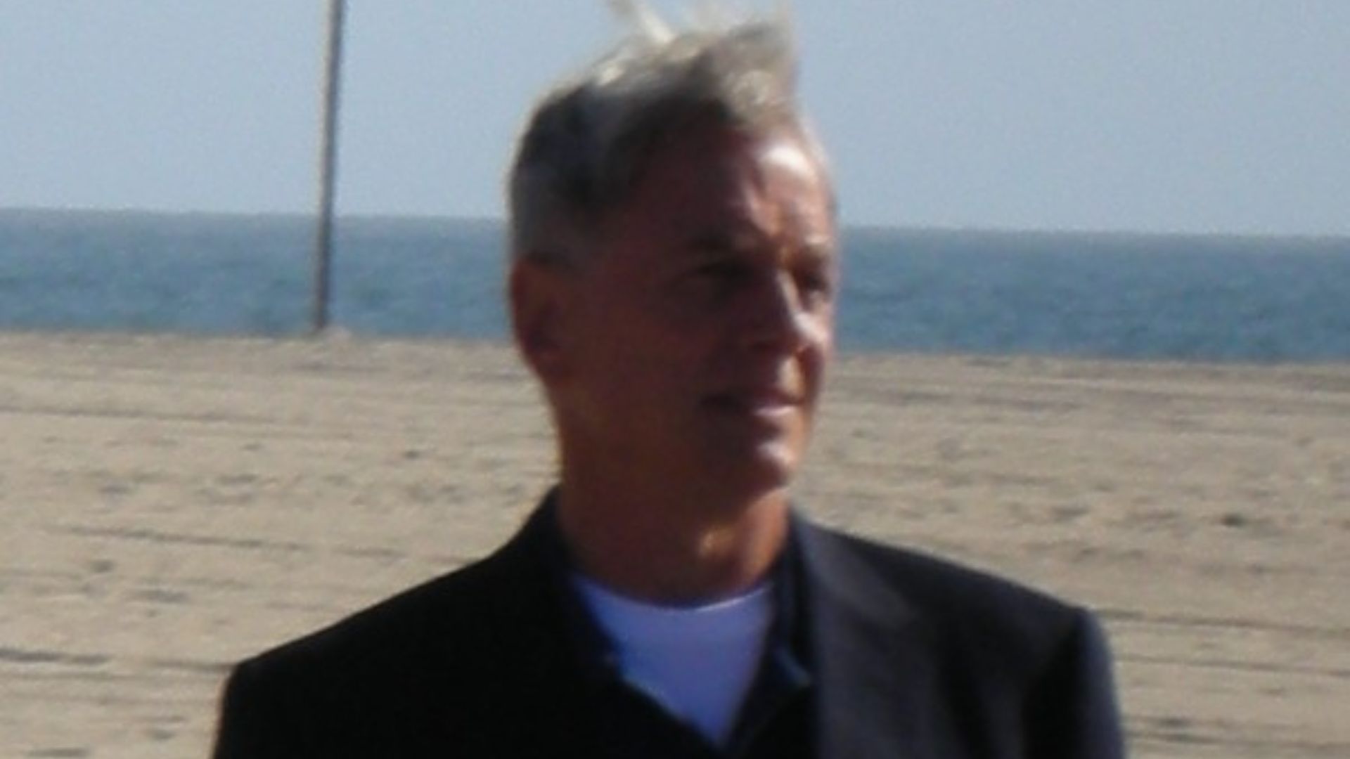 Actor Mark Harmon during NCIS Filming