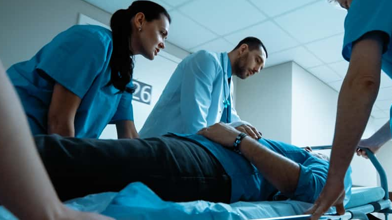 Emergency department, paramedics and nurses