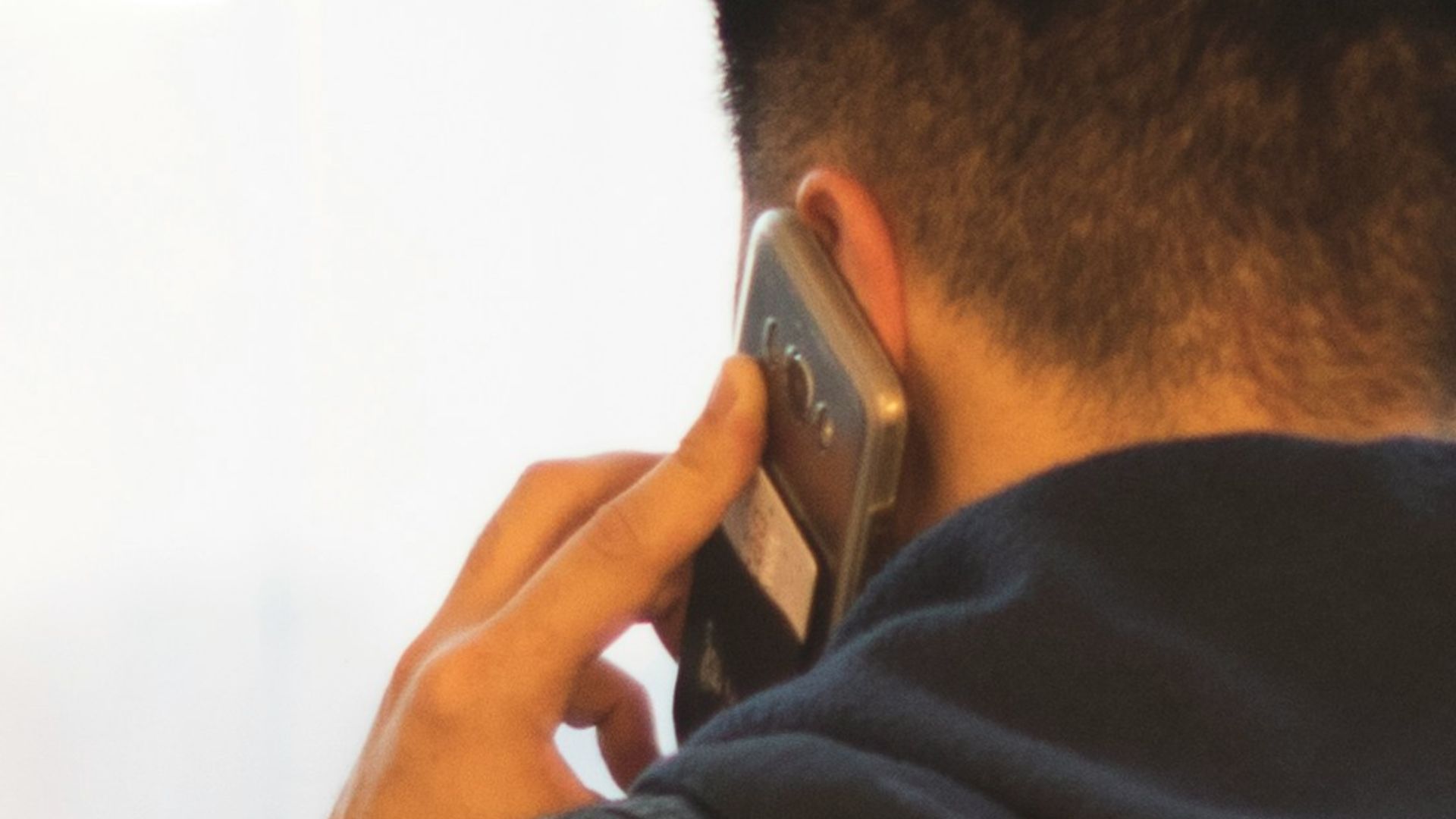 person holding phone
