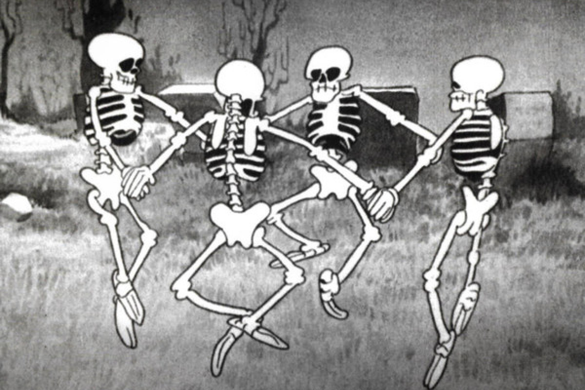 Cover of the Skeleton Dance release on vinyl.