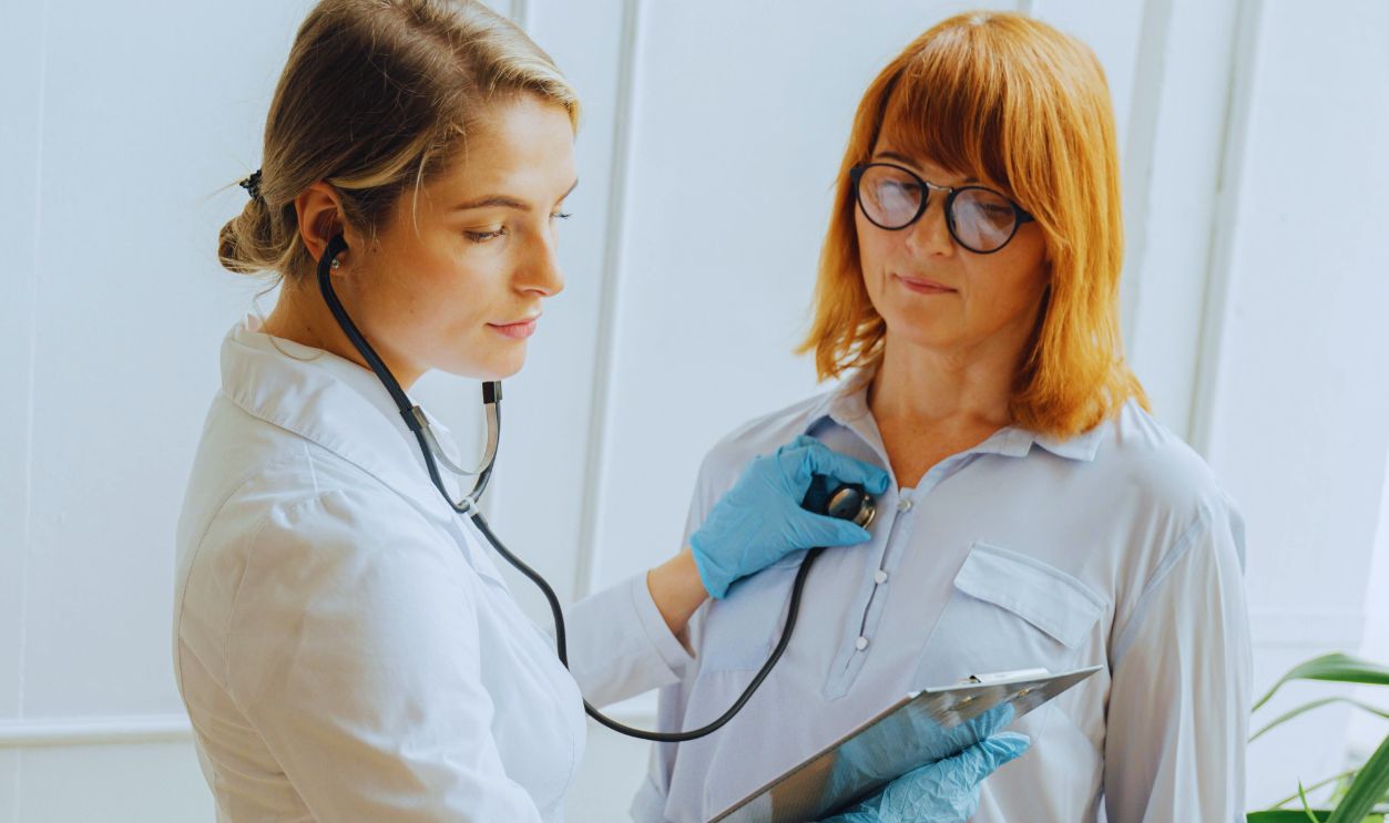 A Doctor Checking Up Her Patient