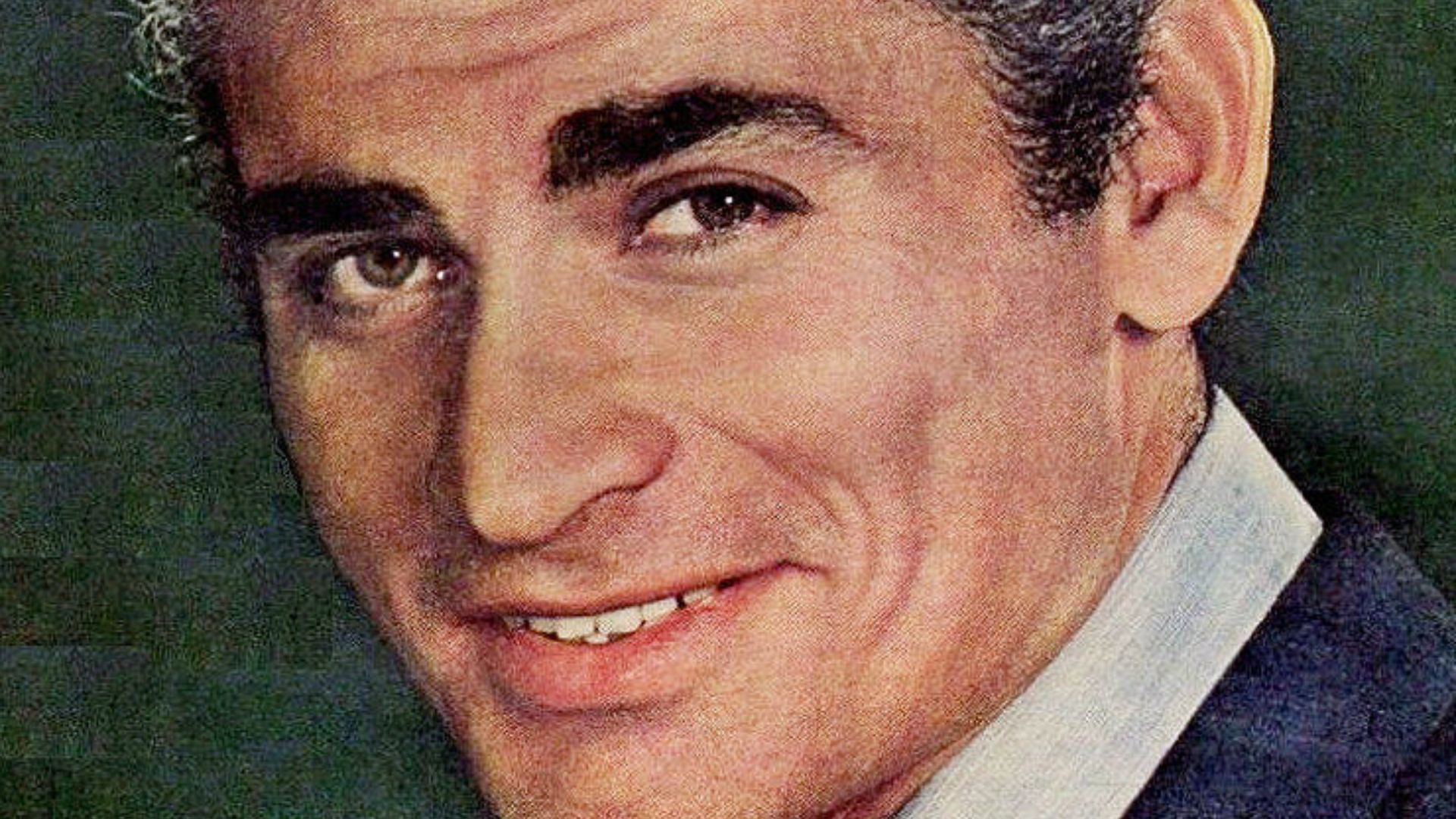 Photo of Jeff Chandler from the front cover of the New York Sunday News magazine.