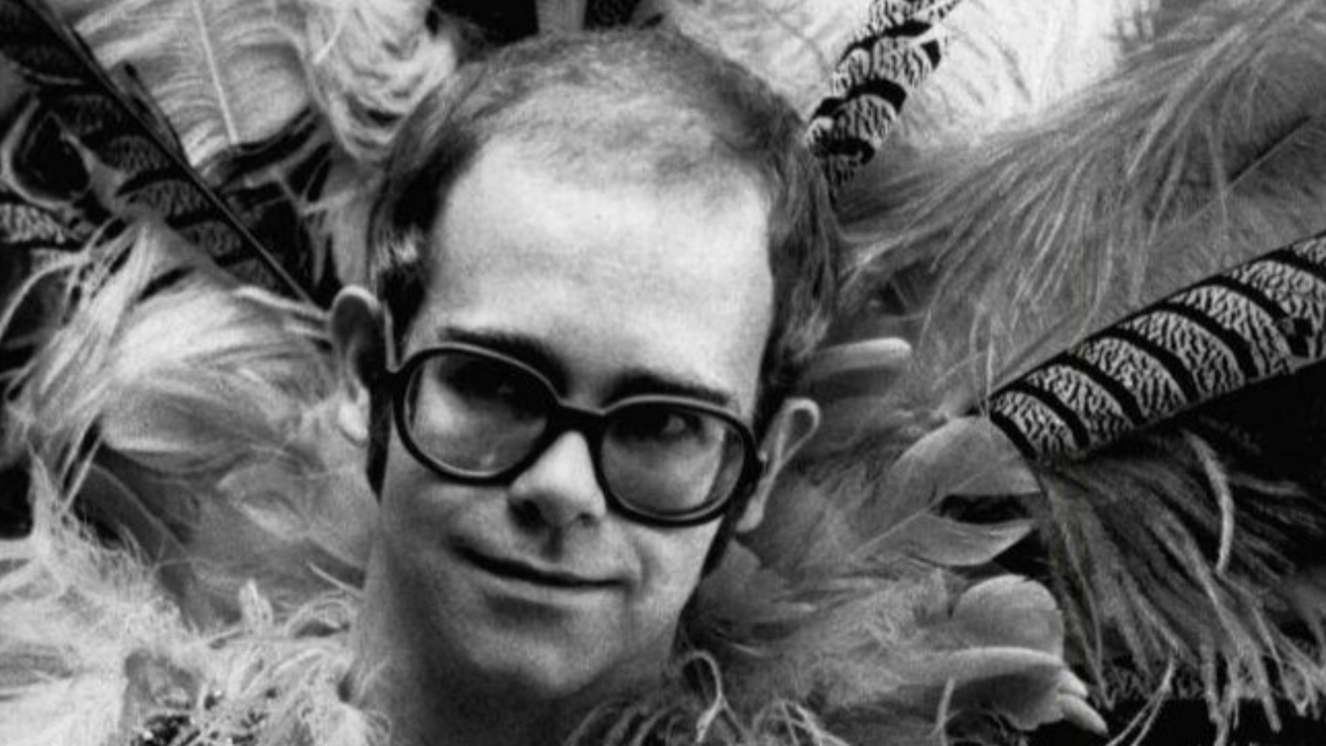 Publicity photo of Elton John from the 1975 Rock Music Awards.