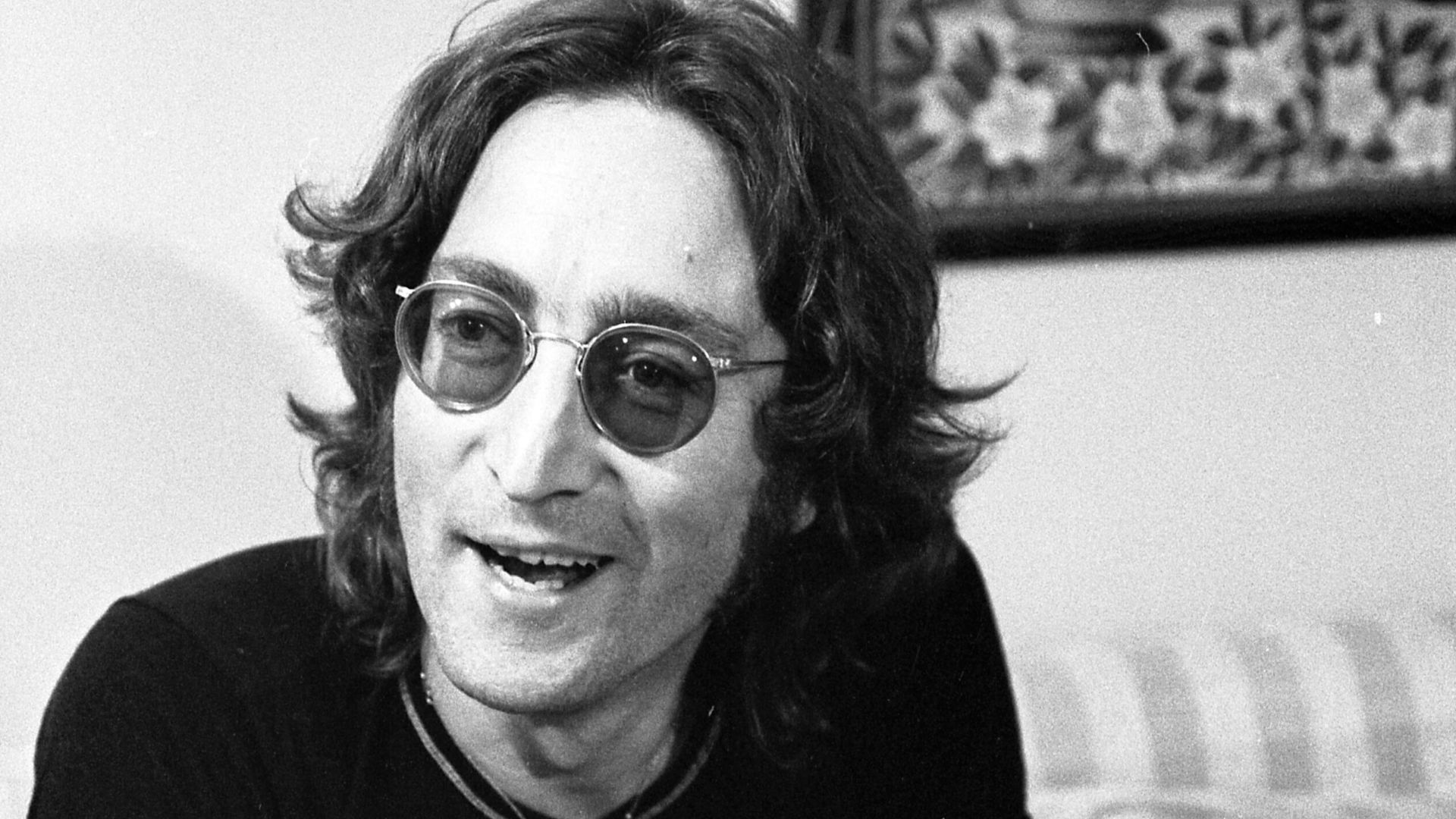 John Lennon being interviewed in Los Angeles