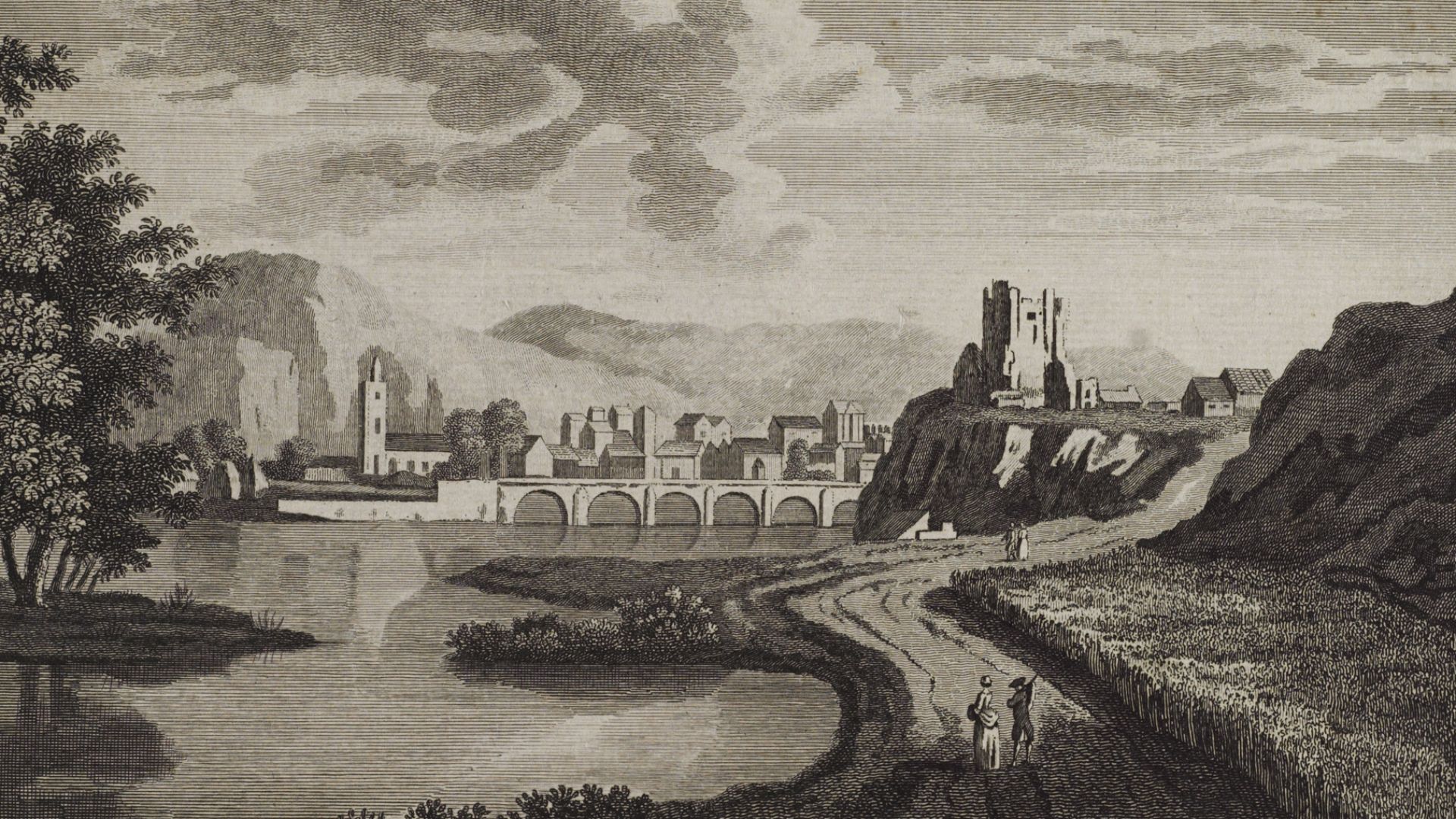 View of Inverness, engraved frot he Modern Universal British Traveller