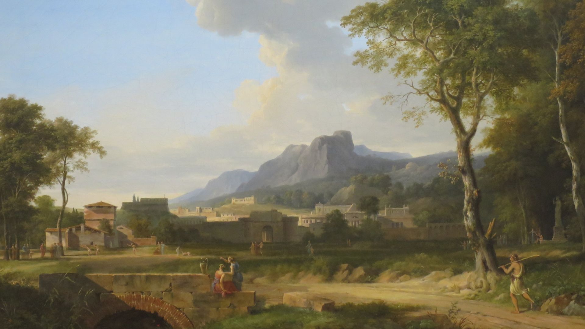 File:Valenciennes, Pierre-Henri de - A Capriccio of Rome with the Finish of a Marathon - 1788.jpg