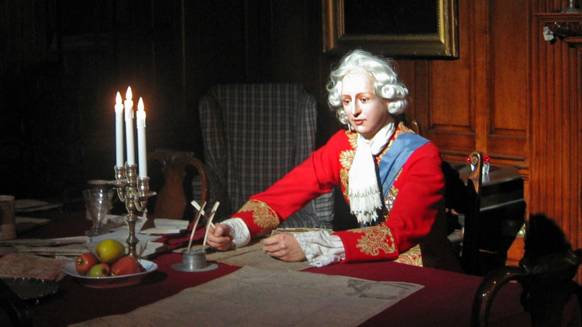 Bonnie Prince Charlie in Exeter House Room in Derby Museum