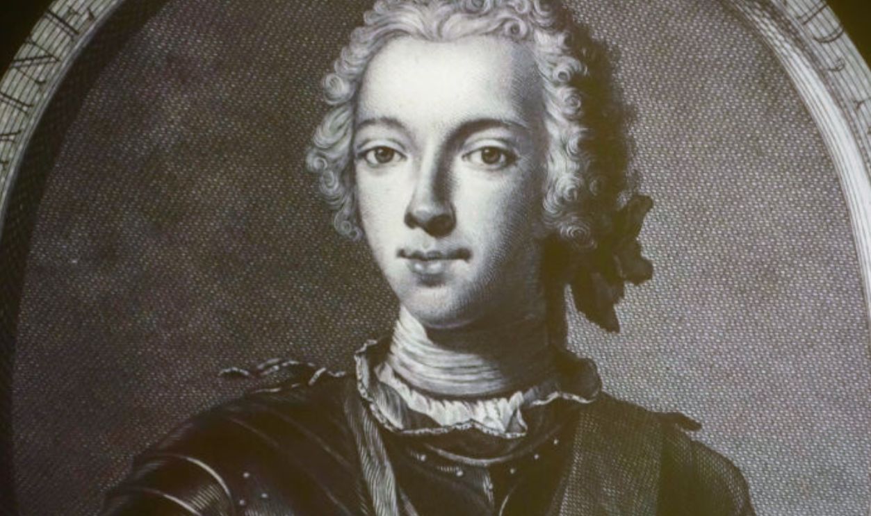 Portrait of Charles Edward Stuart / Bonnie Prince Charlie. 