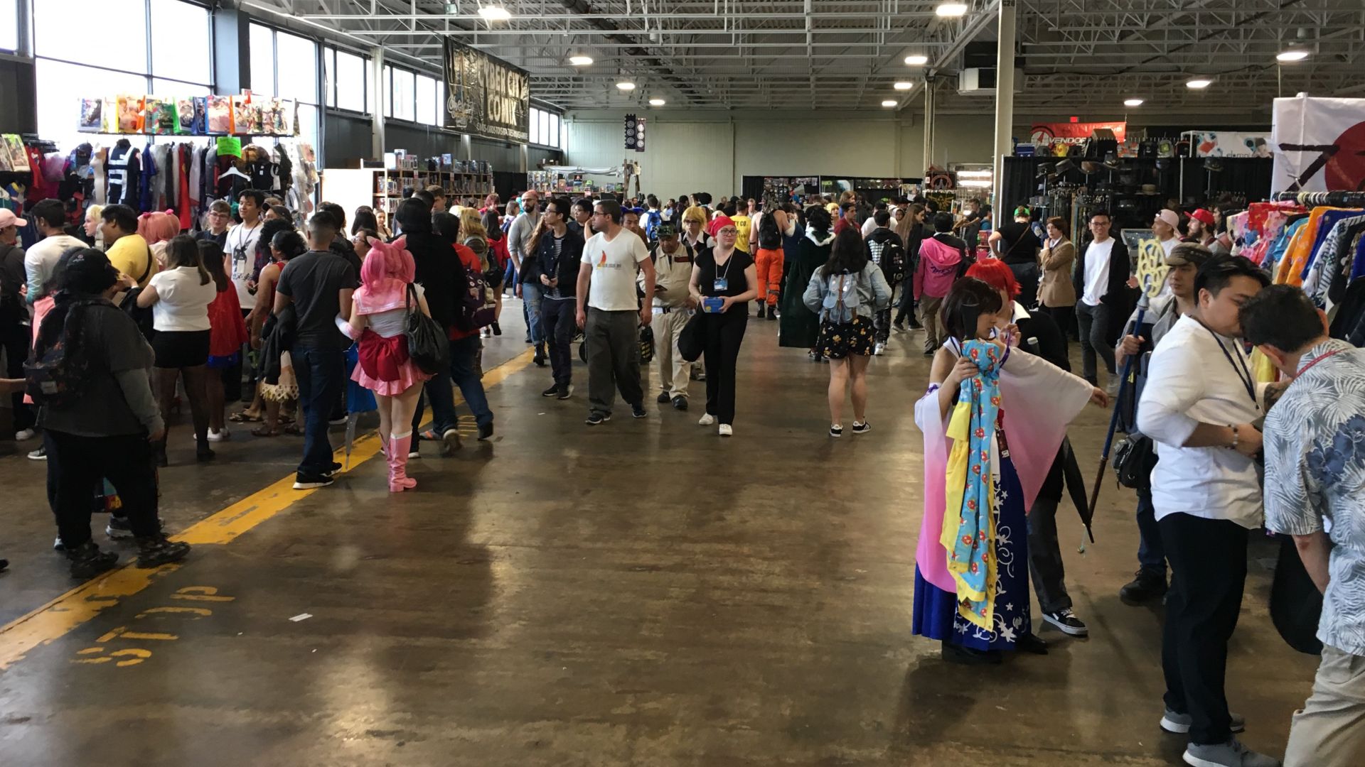 Photography of the Anime North convention in Toronto.