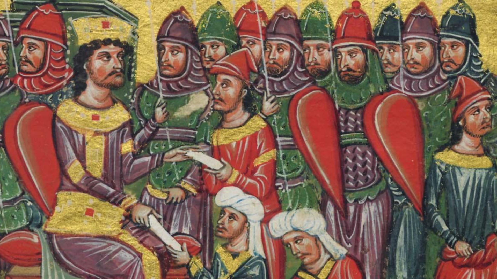 Ο Αλέξανδρος στέλνει γράμμα στην Κανδάκη, βασίλισσα της Βερόης.