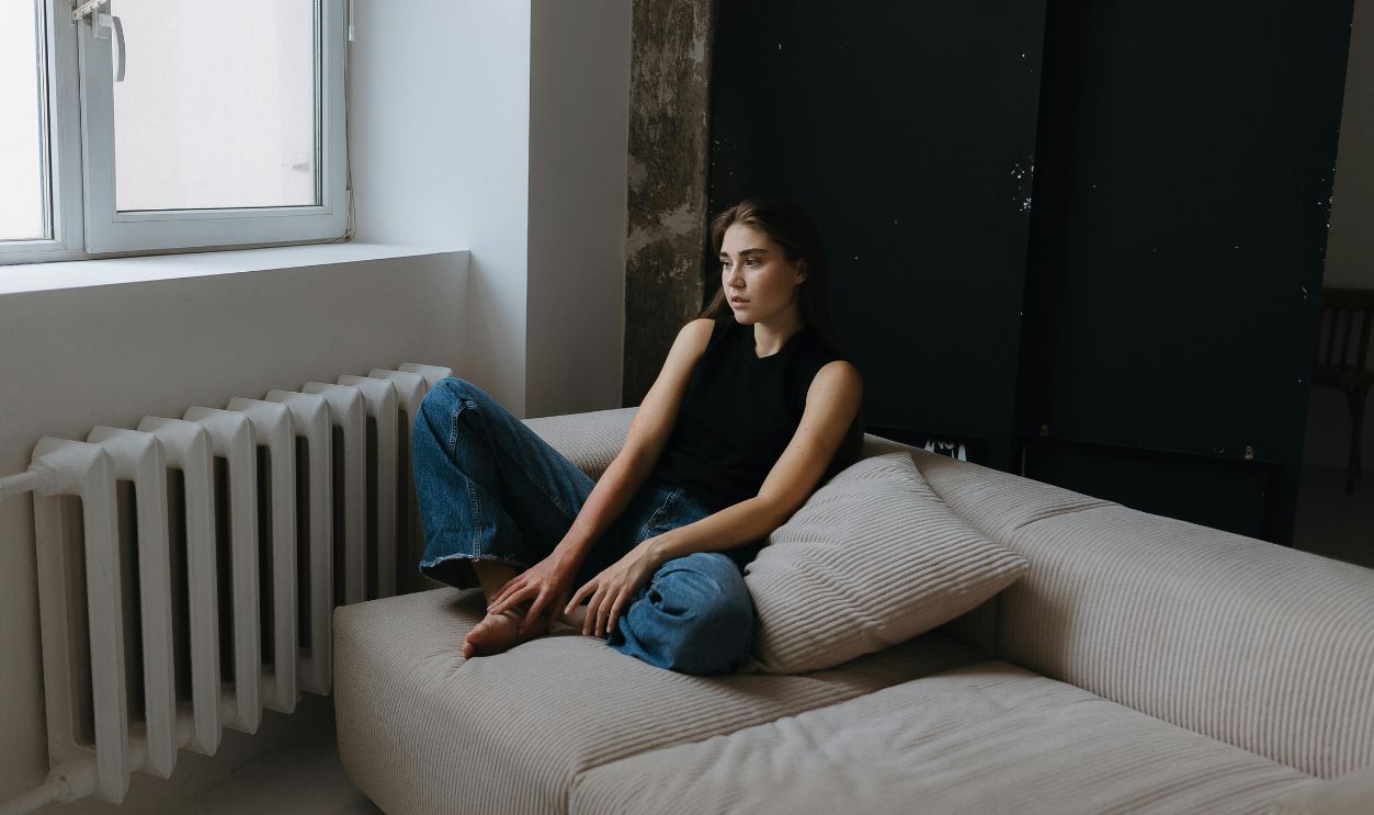 A Contemporary Studio Shot of a Young Woman