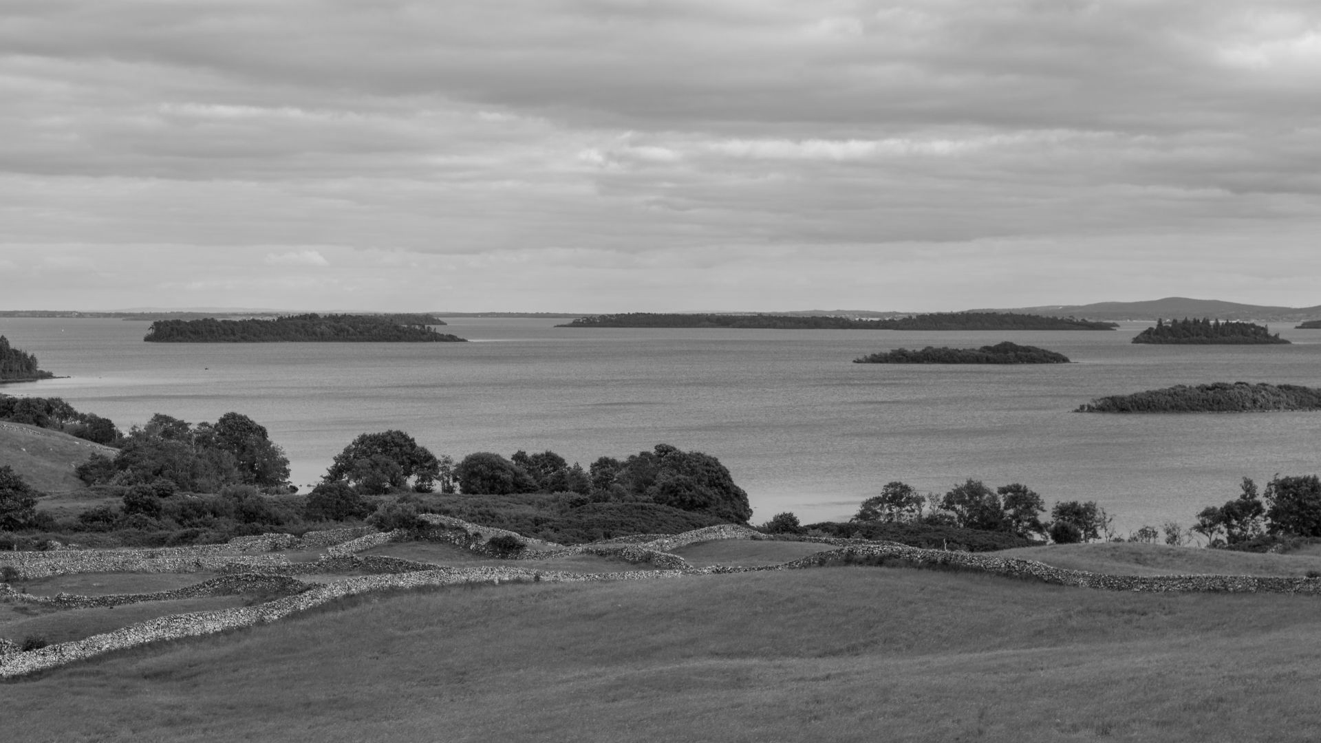 View on Lough Corrib, south of Clonbur