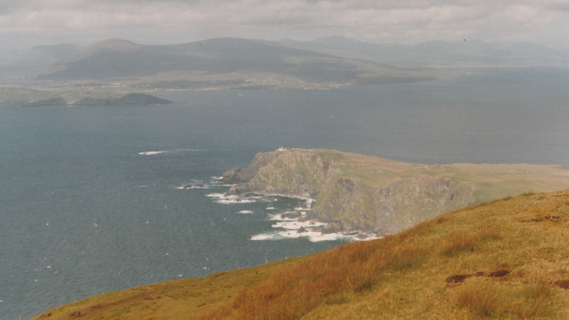 Clare Island lighthouse, Ballytoohy More, Clare Island, Co Mayo, Ireland