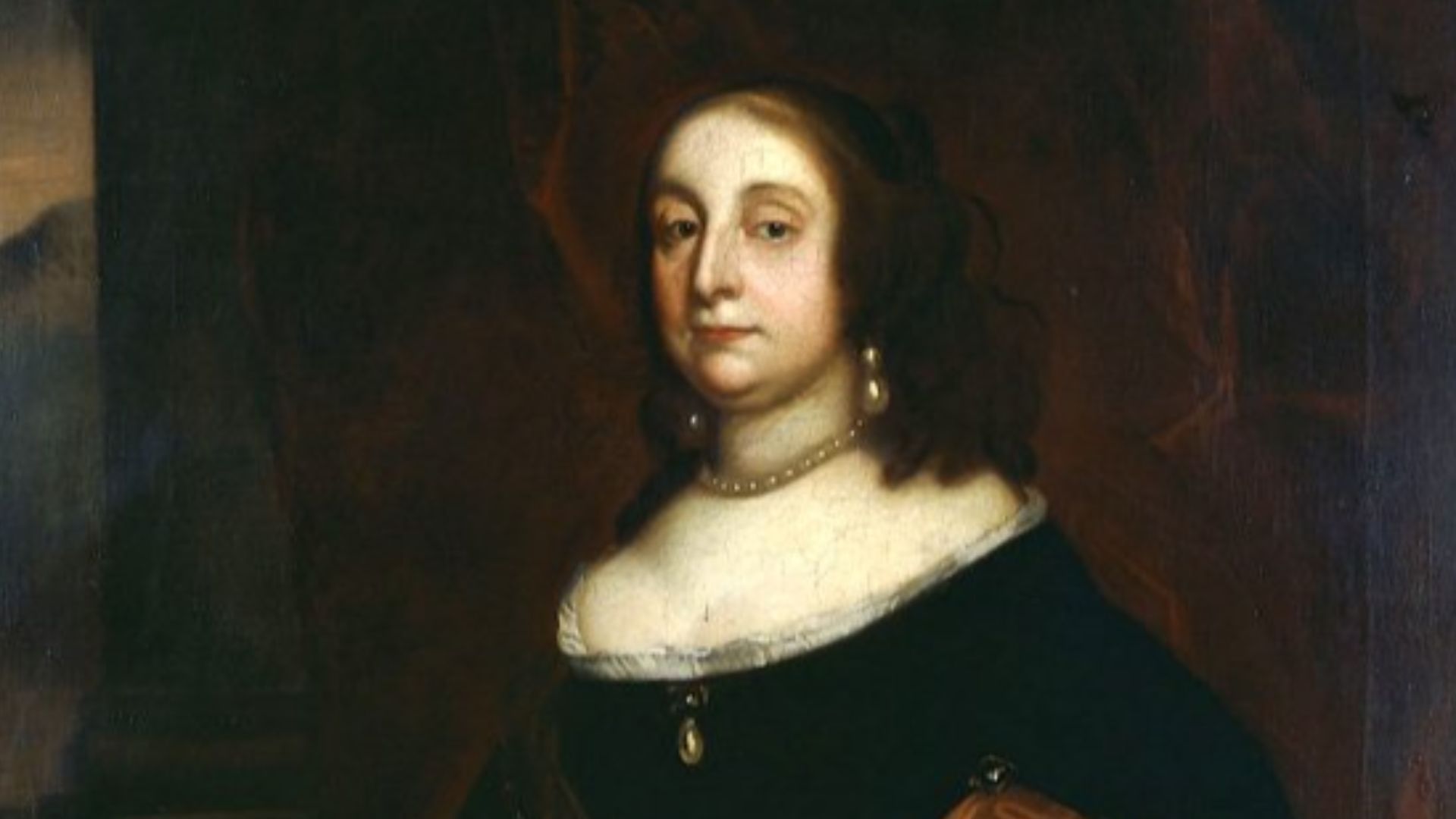 Portrait of Elizabeth Cromwell (1598-1665), wife of Oliver Cromwell (1599-1658)}
