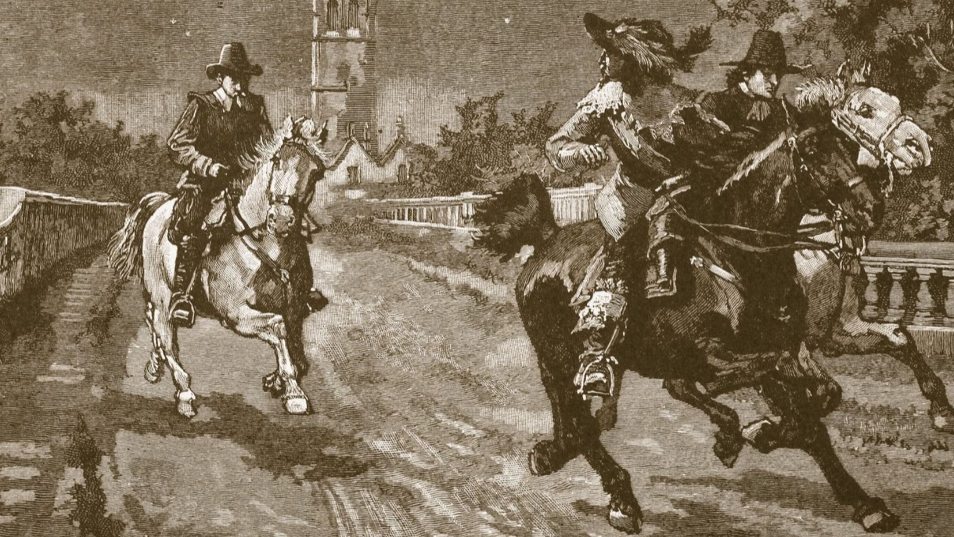 Flight of Charles I from Oxford, 1646