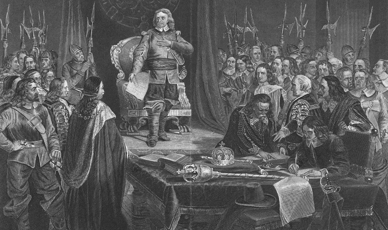 Getty Images - 515466770 - Oliver Cromwell Refusing Crown of England