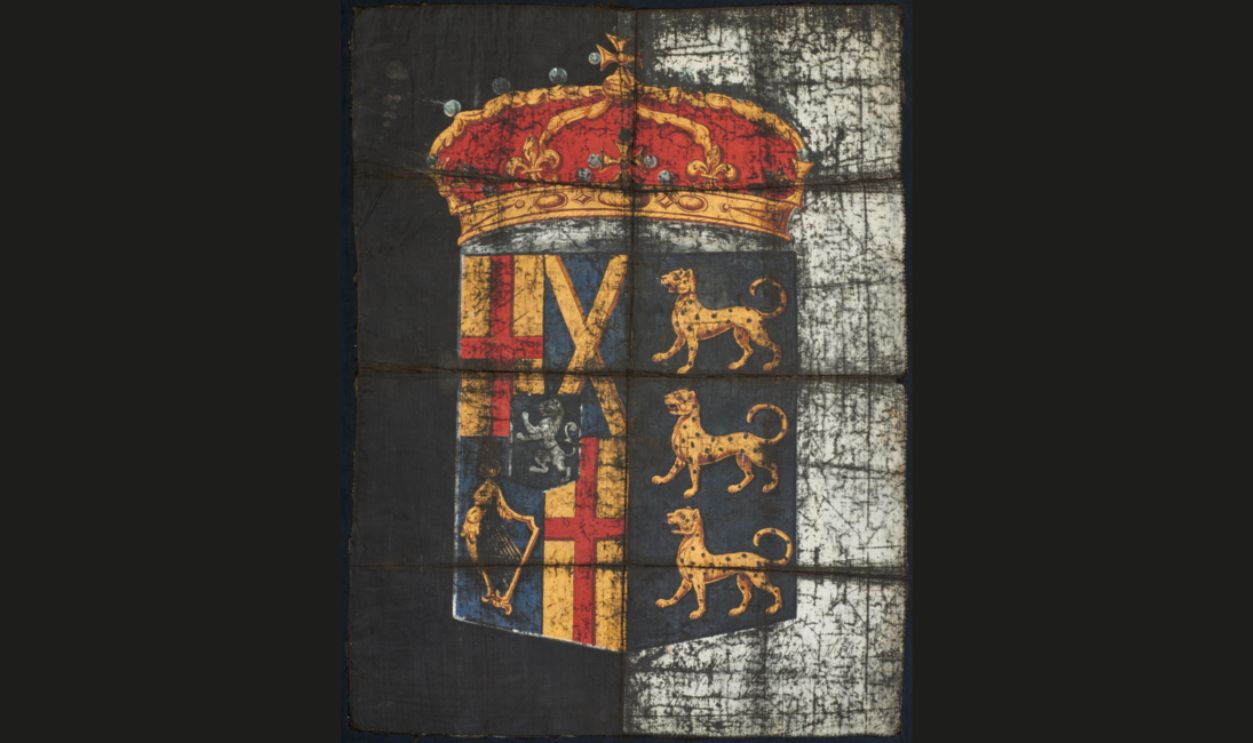 Cromwell's funeral escutcheon (London Museum)