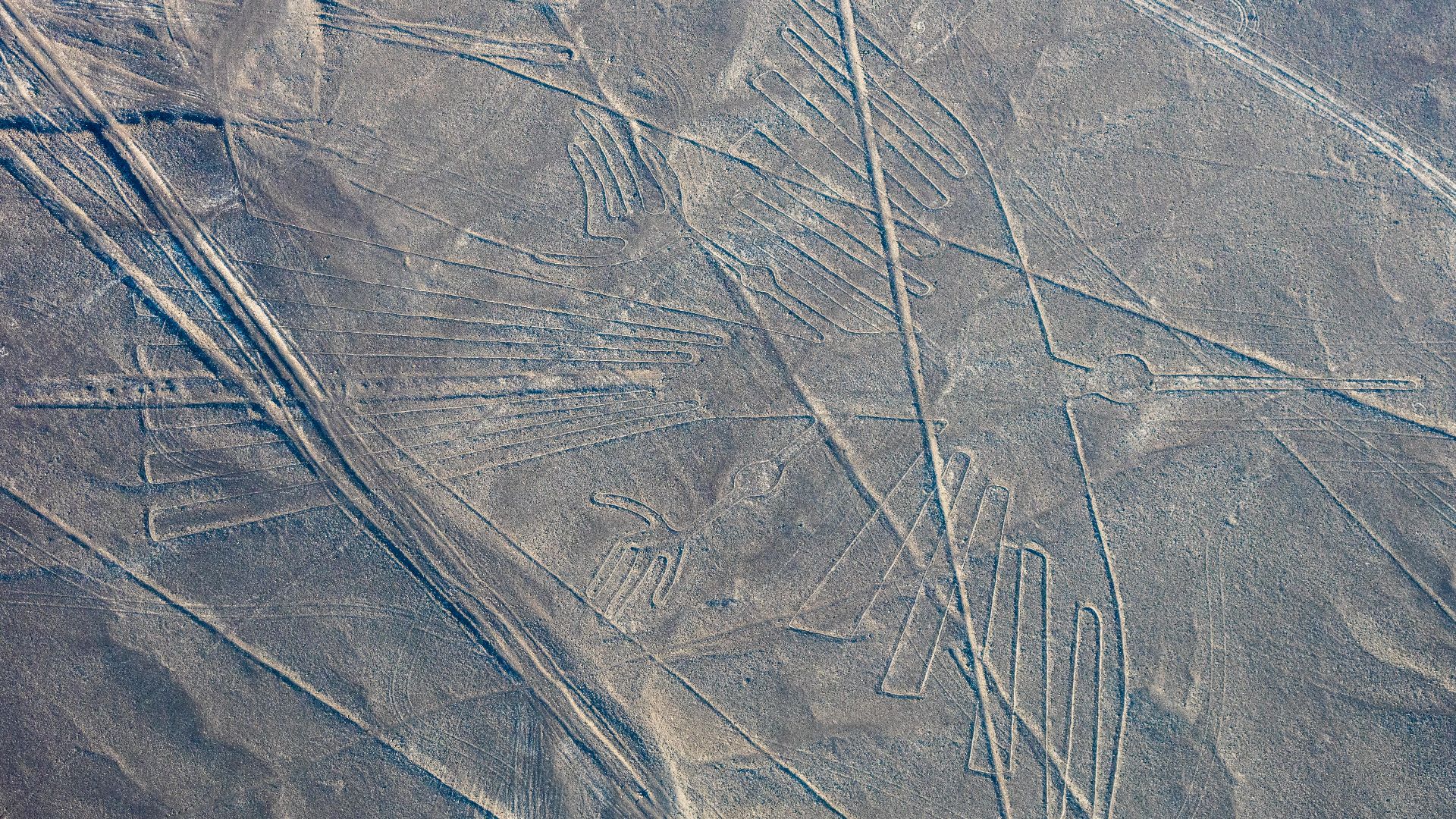 This place is a UNESCO World Heritage Site, listed as
Nazca Lines.