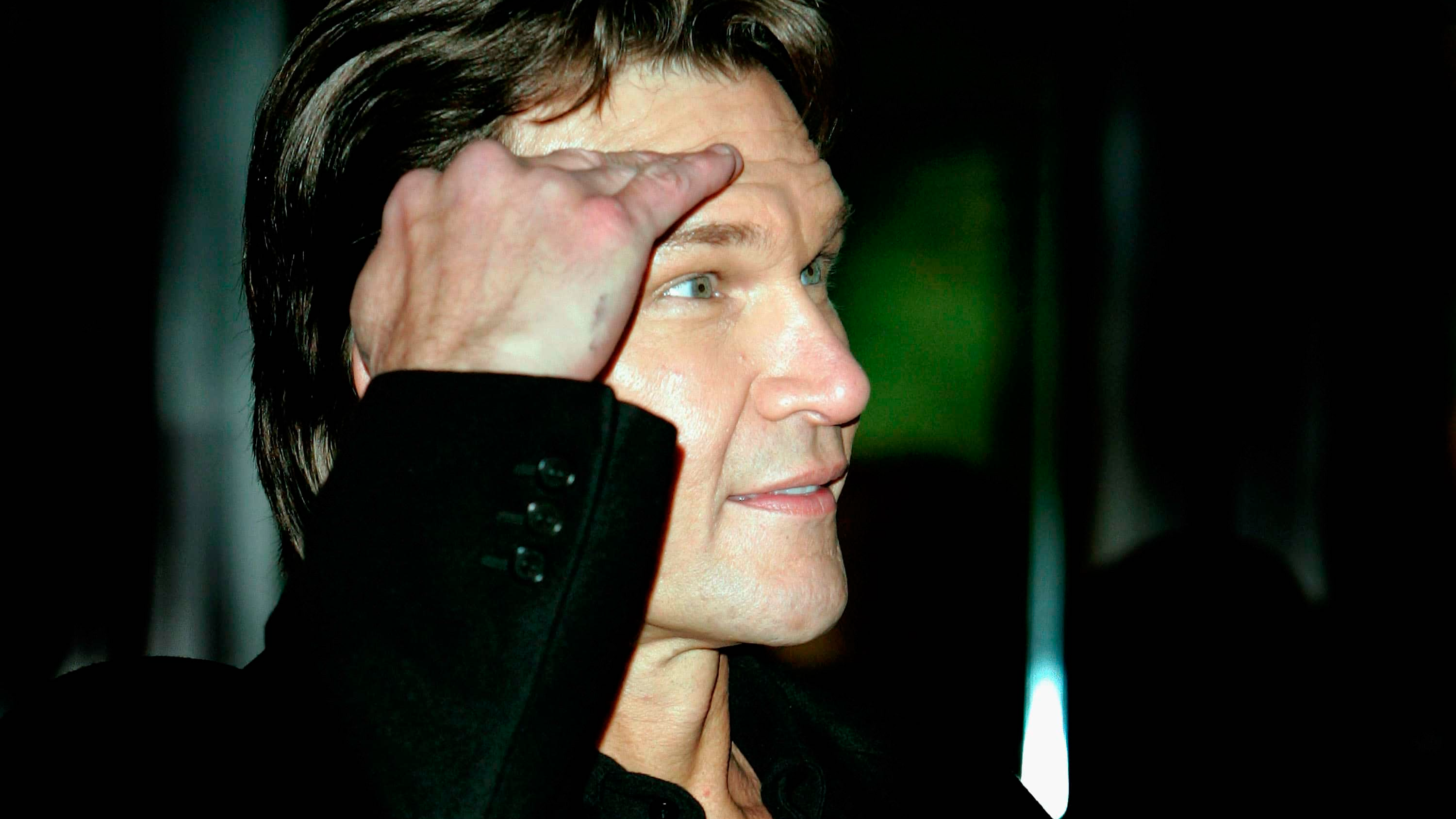 Actor Patrick Swayze arrives at the UK premiere of 