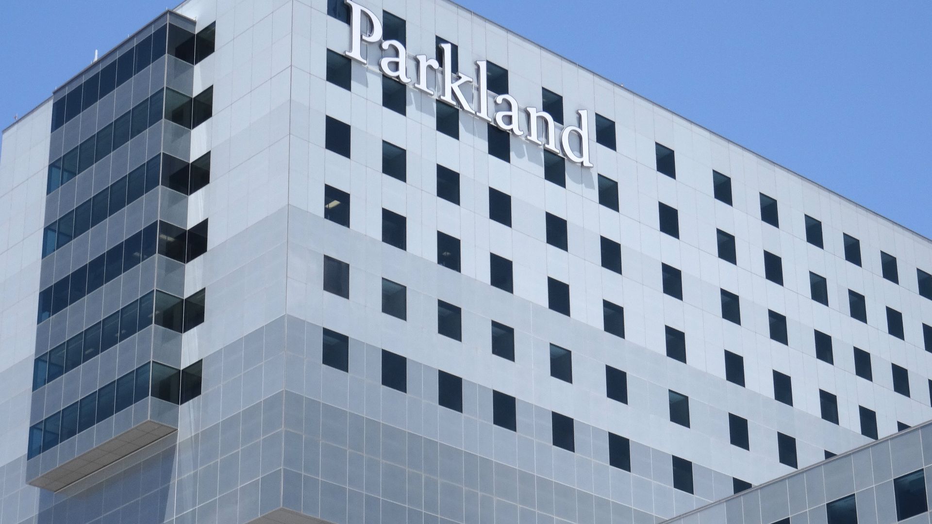Facade of Parkland Hospital - Where President Kennedy Was Pronounced Dead - Dallas - Texas - USA