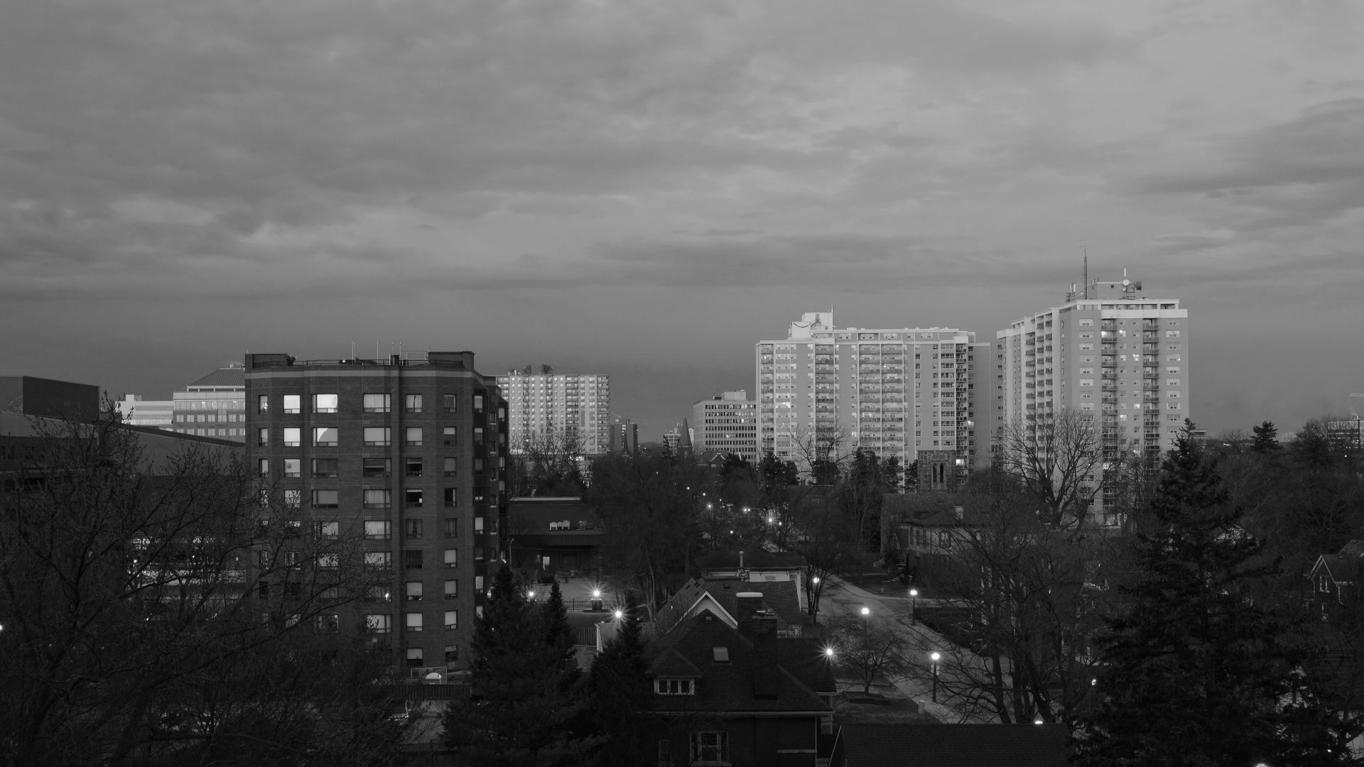 Olde Berlin Town in the Civic Centre in Kitchener, Ontario, Canada.