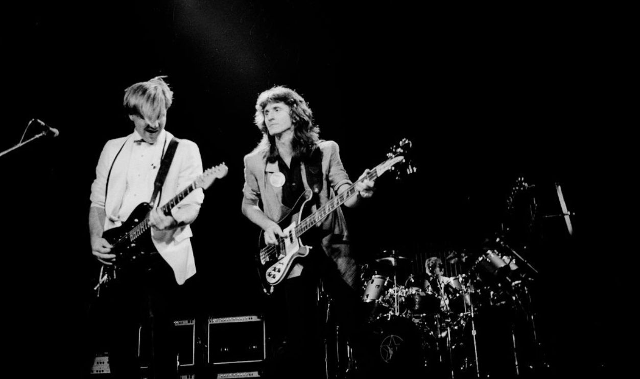 Alex Lifeson, Geddy Lee and Neil Peart of Rush 