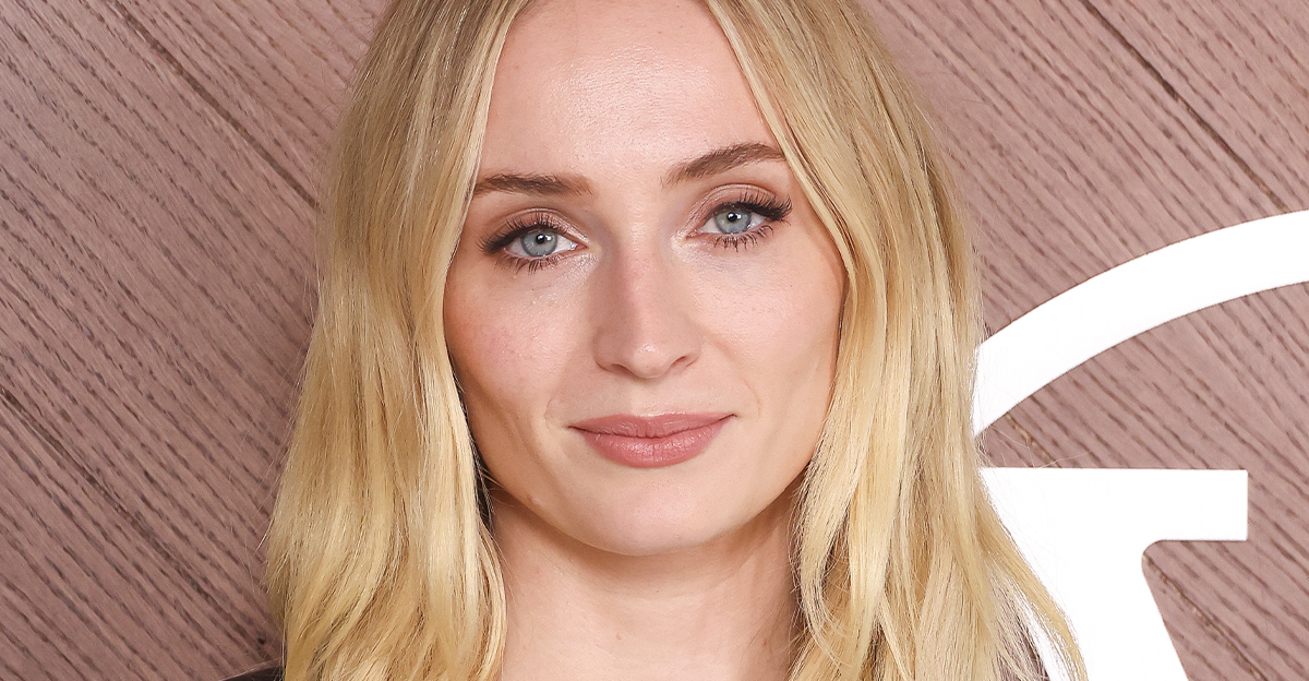 Close up image of Sophie Turner in 2025.