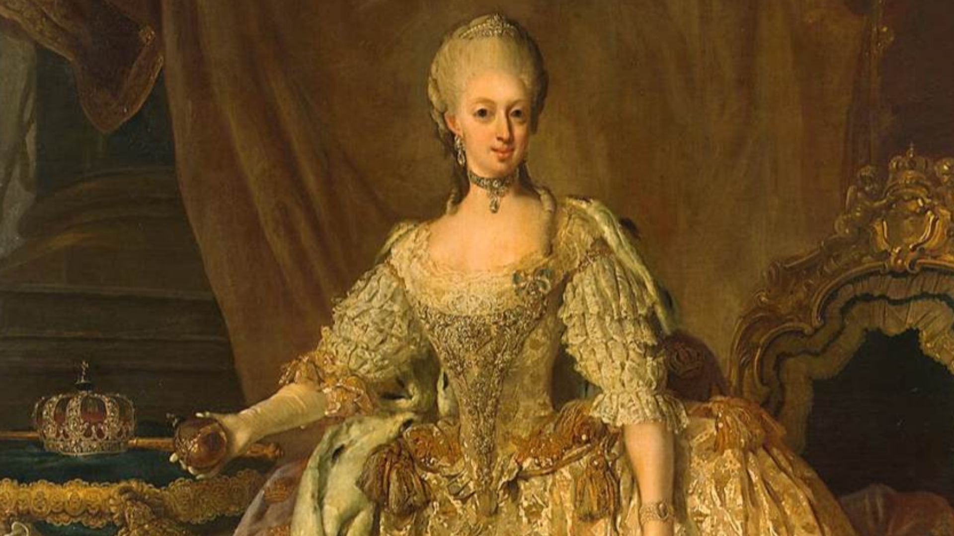 Portrait of Sophia Magdalena of Denmark (1746-1813), wife of Gustav III of Sweden (1746-1792)