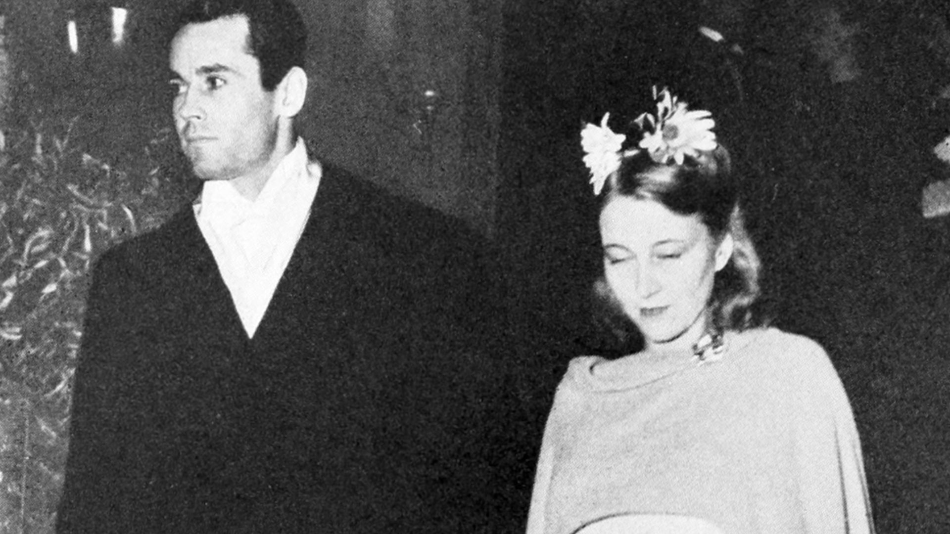 Photograph of Henry Fonda and his wife Frances Ford Seymour, part of the feature