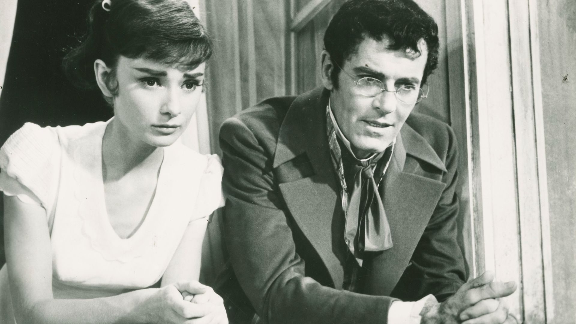 Audrey Hepburn and Henry Fonda in a scene from War and Peace, a 1956 film directed by King Vidor.