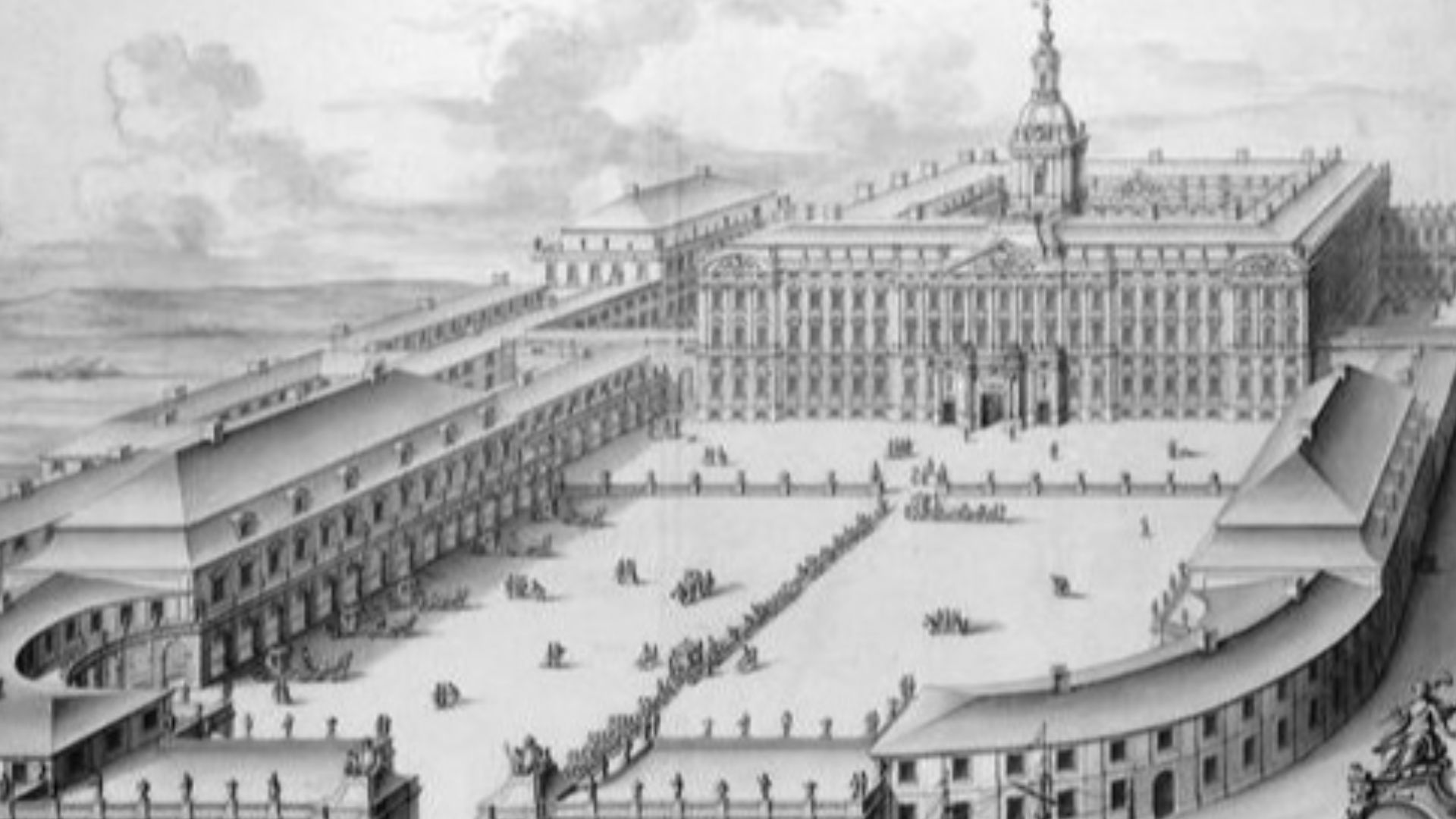 the first christiansborg royal residence in copenhagen, 1746