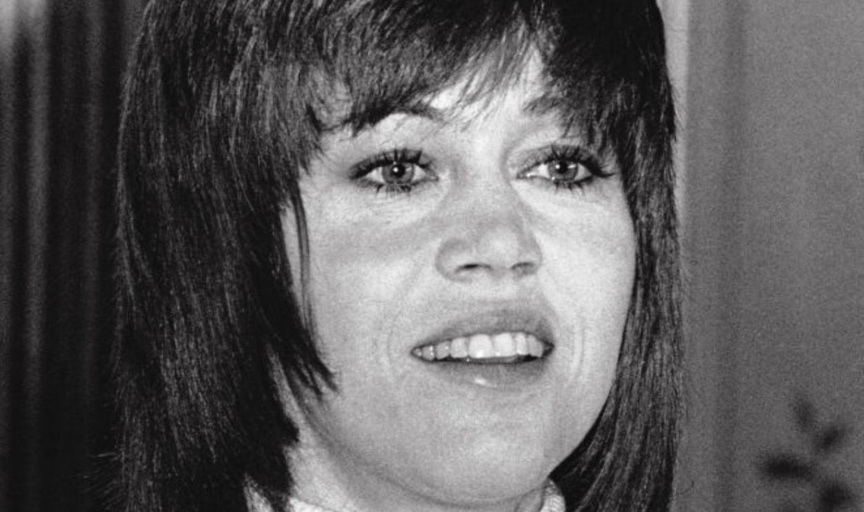 Portrait de l'actrice américaine Jane Fonda. 