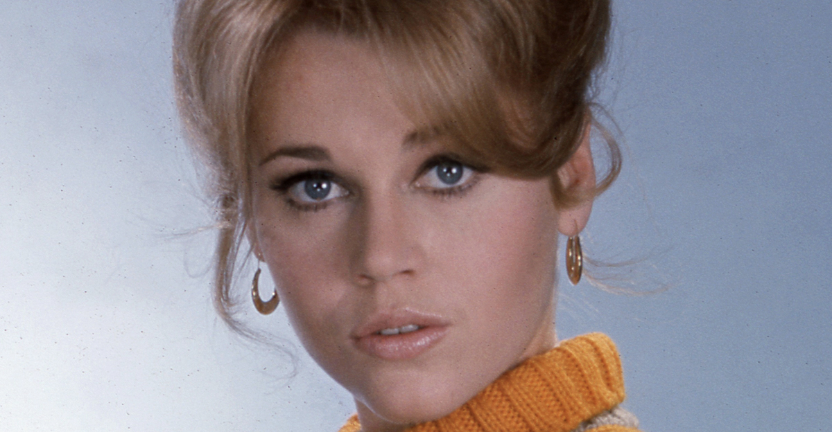 American actress, political activist, and former fashion model, Jane Fonda, poses for a portrait, circa 1968 in Los Angeles, CA. 