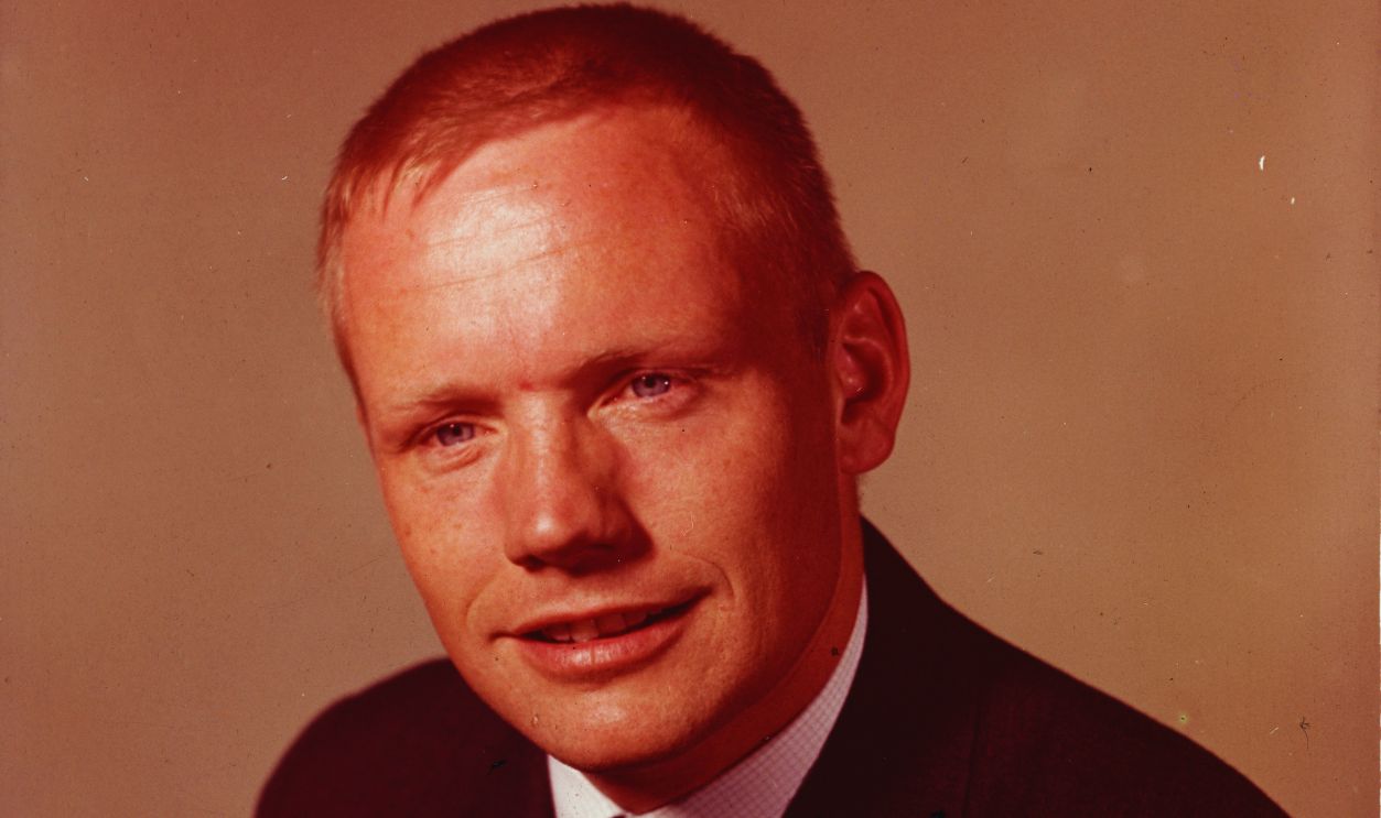 Gettyimages - 875647188, Portrait of Astronaut Neil Armstrong 1962 Portrait Neil A. Armstrong, X-15 pilot, later landed on Moon with Apollo Mission. Closeup. 