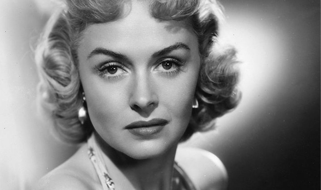 (Eingeschränkte Rechte für bestimmte redaktionelle Kunden in Deutschland. Limited rights for specific editorial clients in Germany.) Reed, Donna *27.01.1921-14.01.1986+ Schauspielerin, USA- Portrait- undatiert (um 1955) 