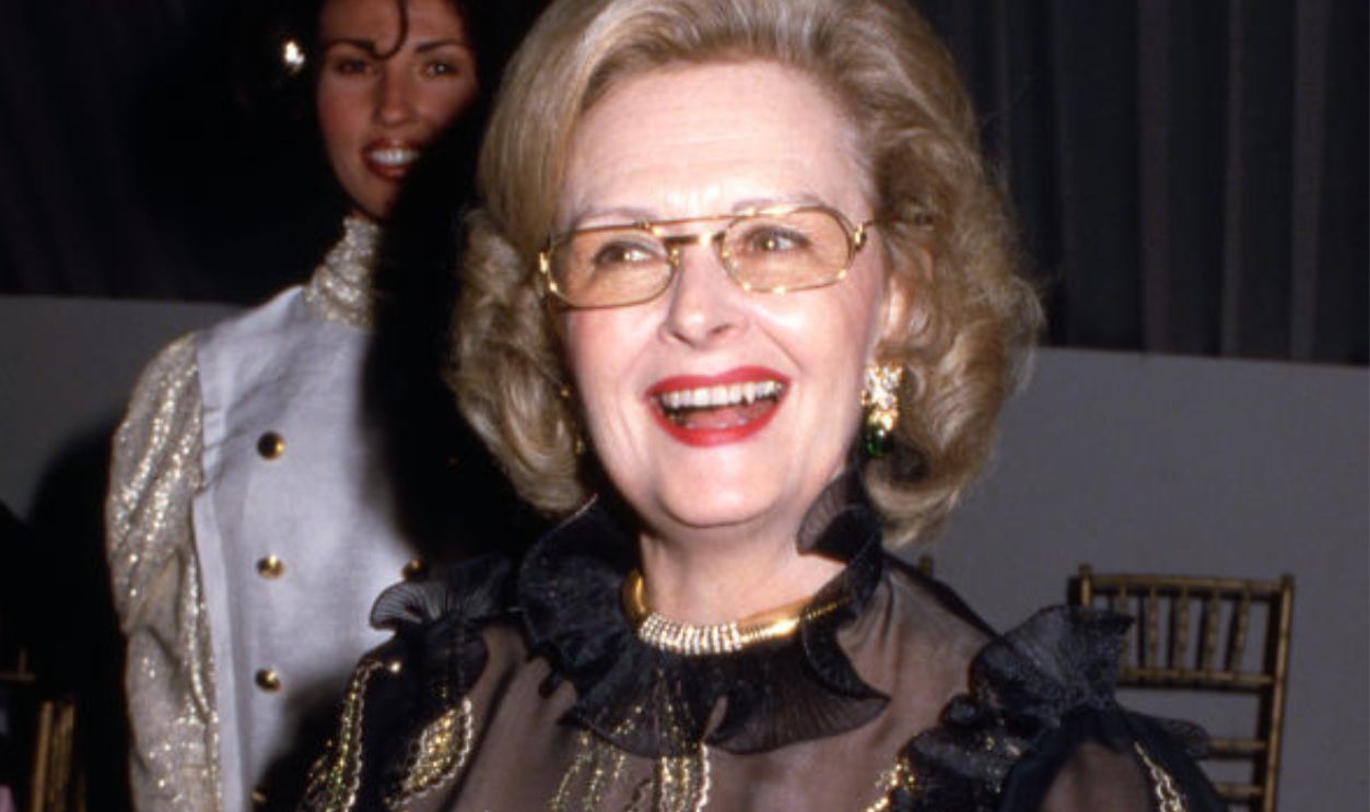 Donna Reed at Evening at Cartier's in 1984