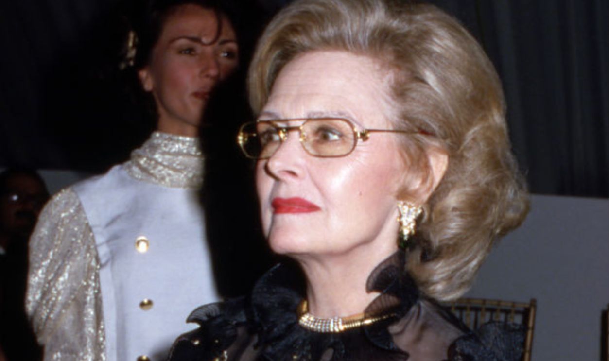 Donna Reed at Evening at Cartier's in 1984 