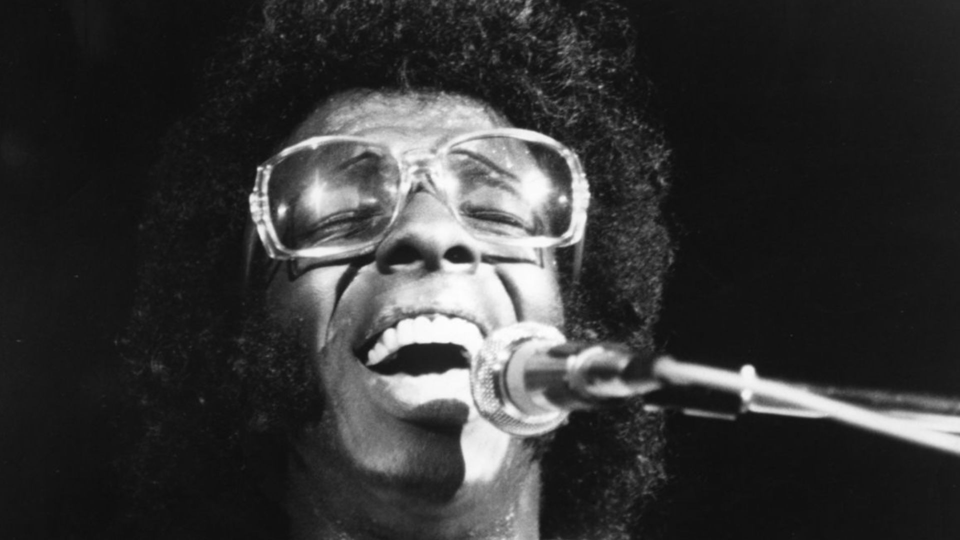 Sly Stone performing at the Woodstock Festival in 1969