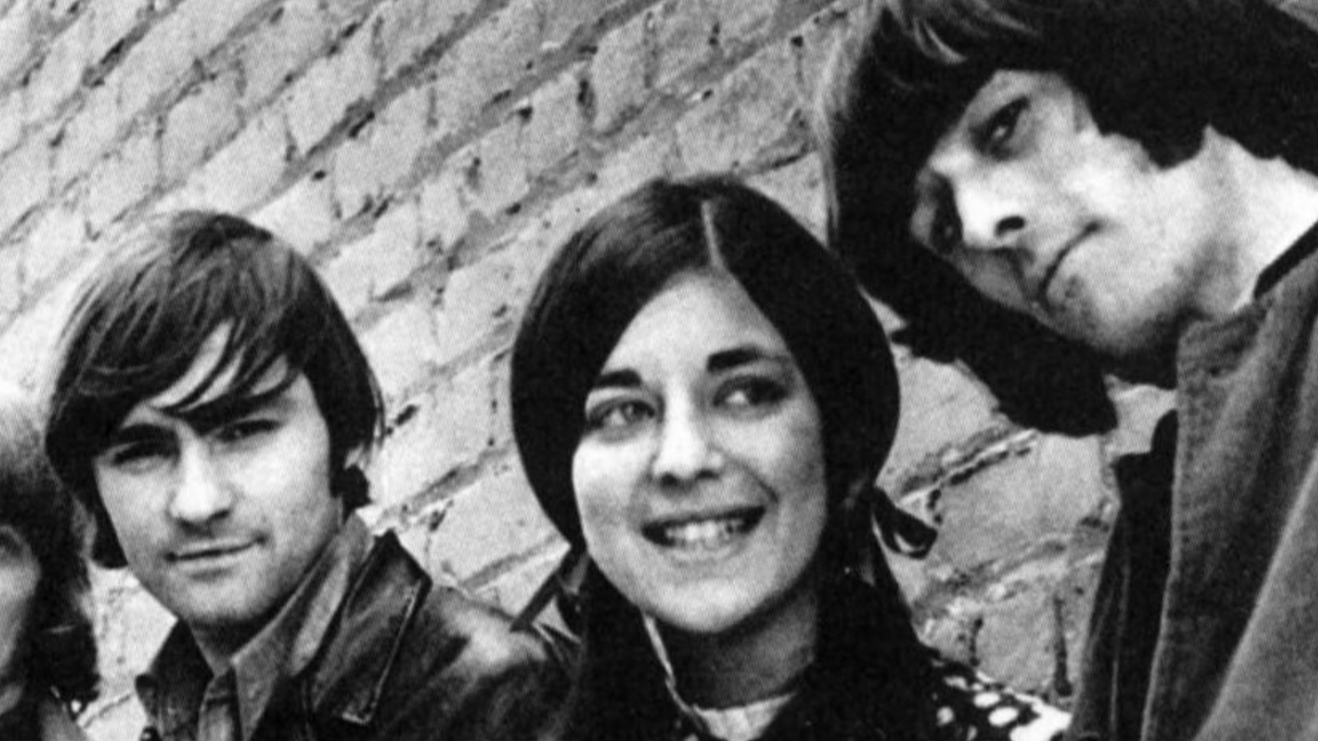 Photo of the group Jefferson Airplane prior to Grace Slick's joining it.  From left-Jorma Kaukonen, Paul Kantner, Jack Casady, Marty Balin, Signe Anderson and now Spencer Dryden has replaced Skip Spence as the drummer.  The next change to the line-up would be Anderson's leaving and Grace Slick's signing on.