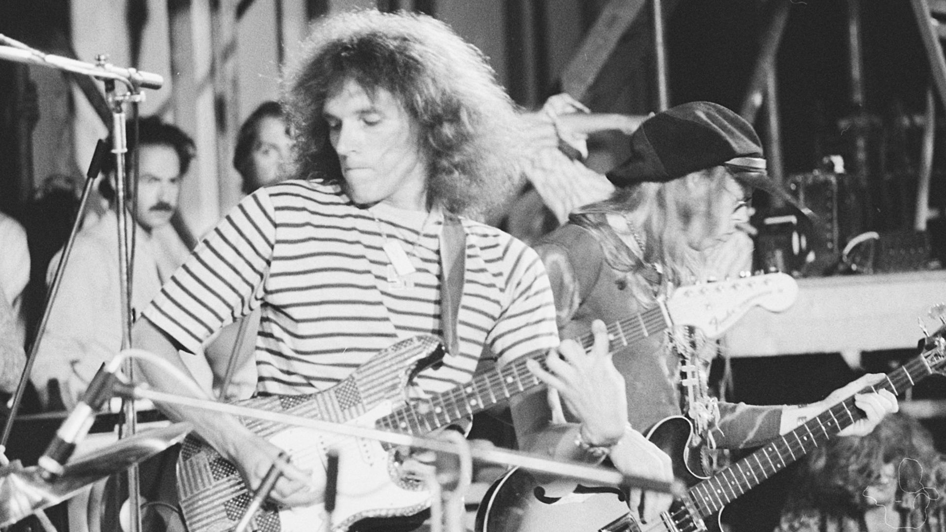 Hot Tuna. Jorma Kaukonen and Jack Casady. Holland Pop Festival, Kralingen, Rotterdam, the Netherlands (1970)